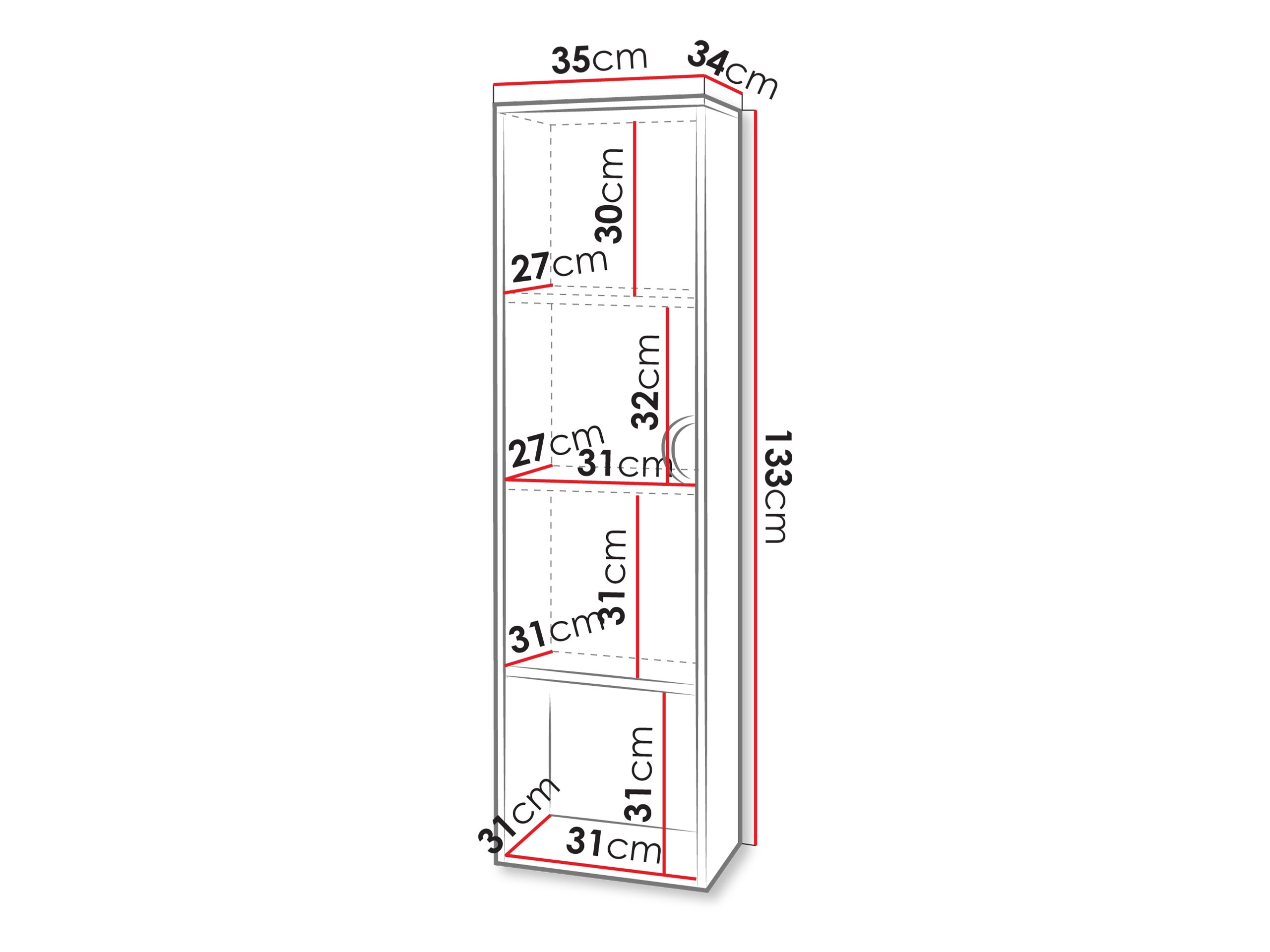 Wand badkamermeubel Providence 194 (Kasjmier)