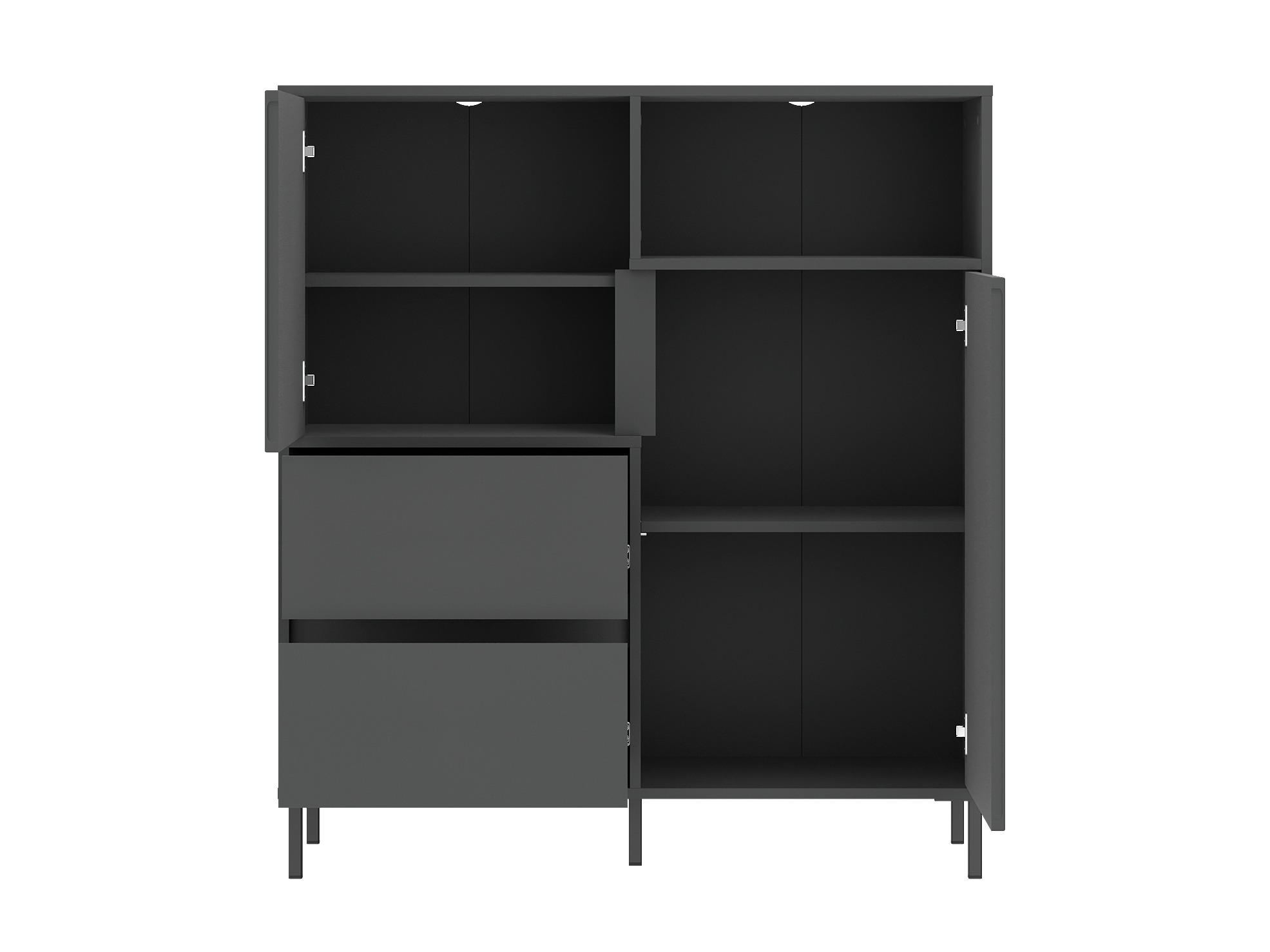 Woonkamerset Ruvrevi 105 (Antraciet)