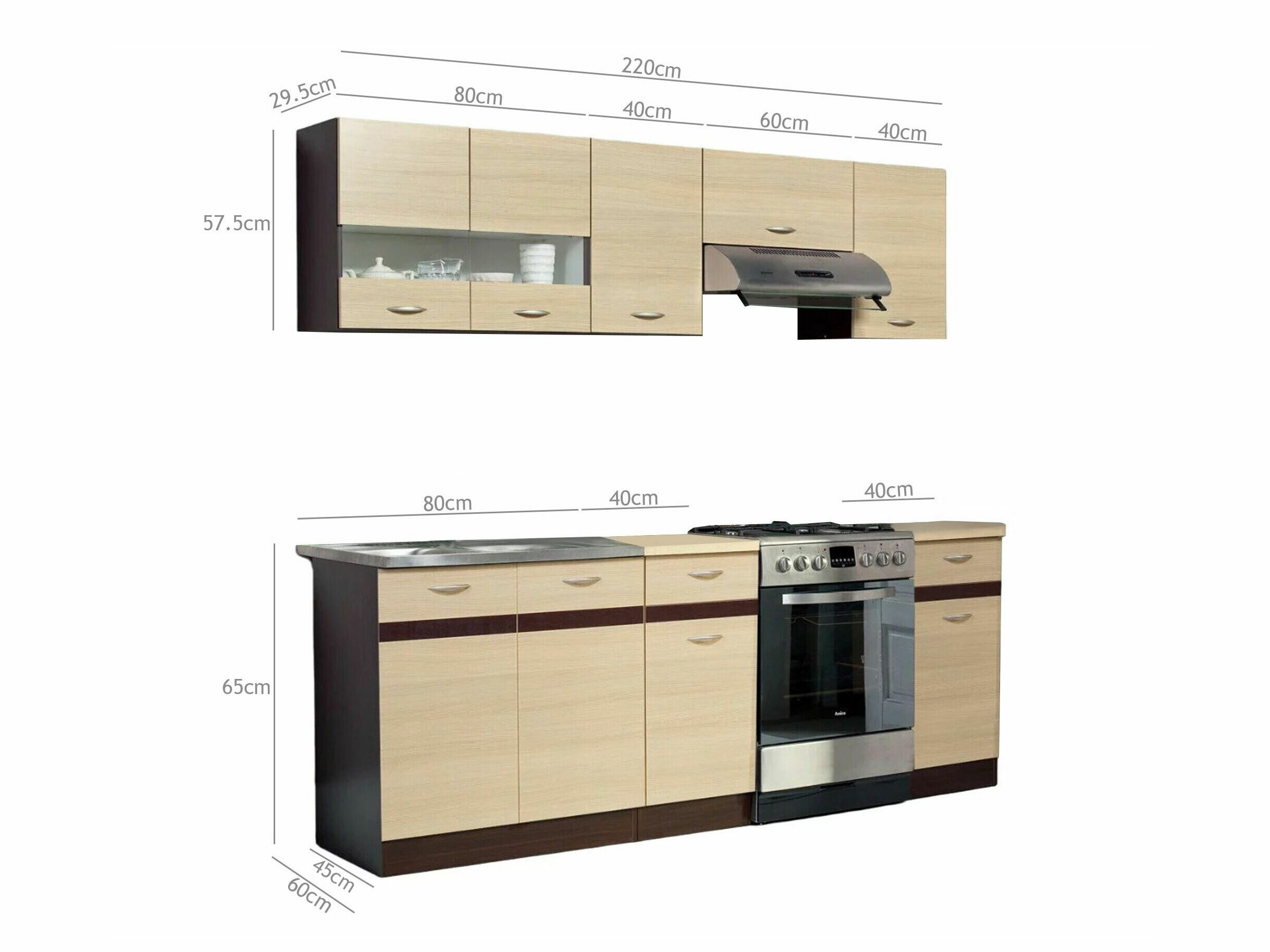 Modulaire keukenset Eli Light 111