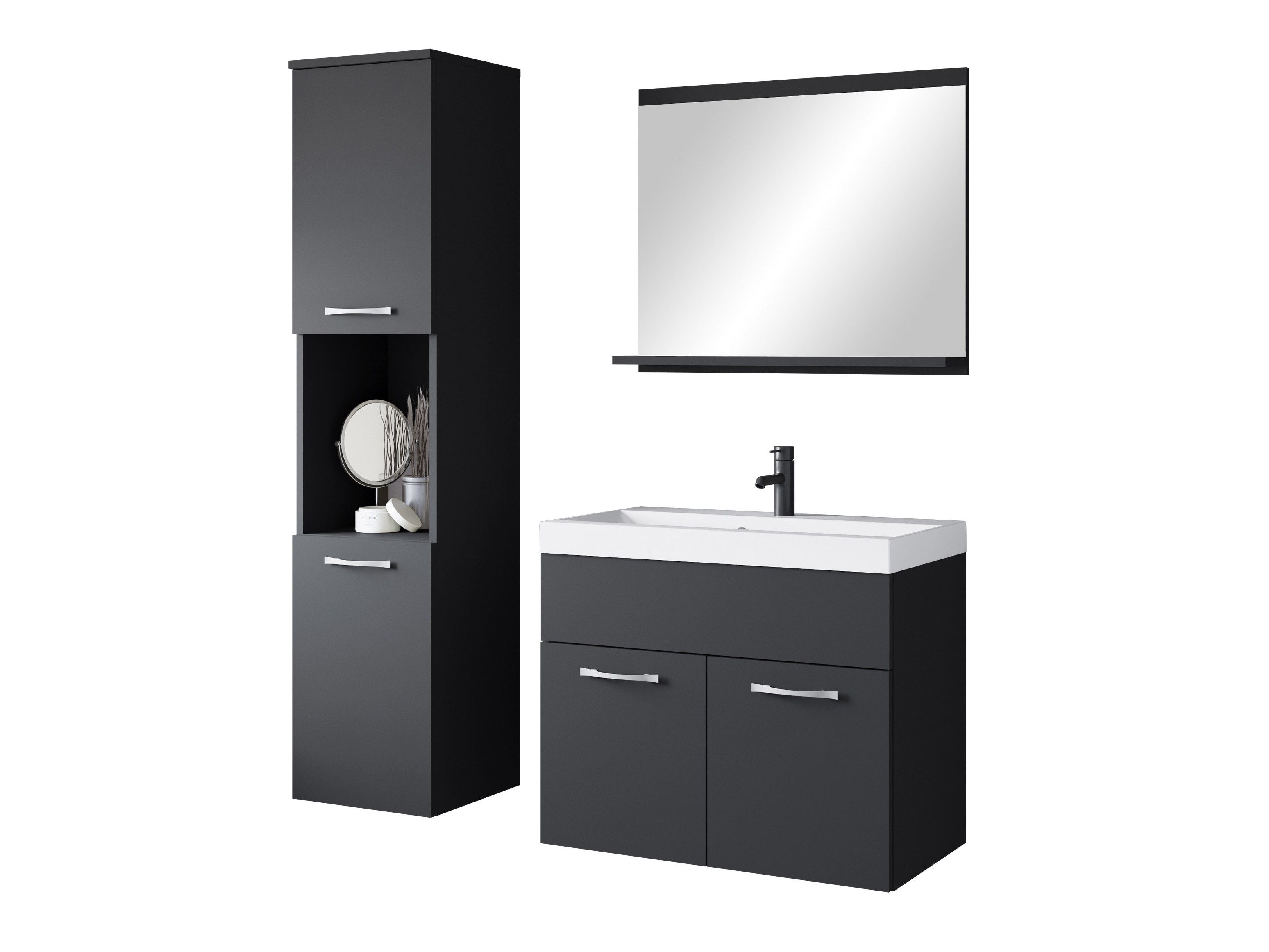 Badkamerset Sarasota 122 (Grafiet)