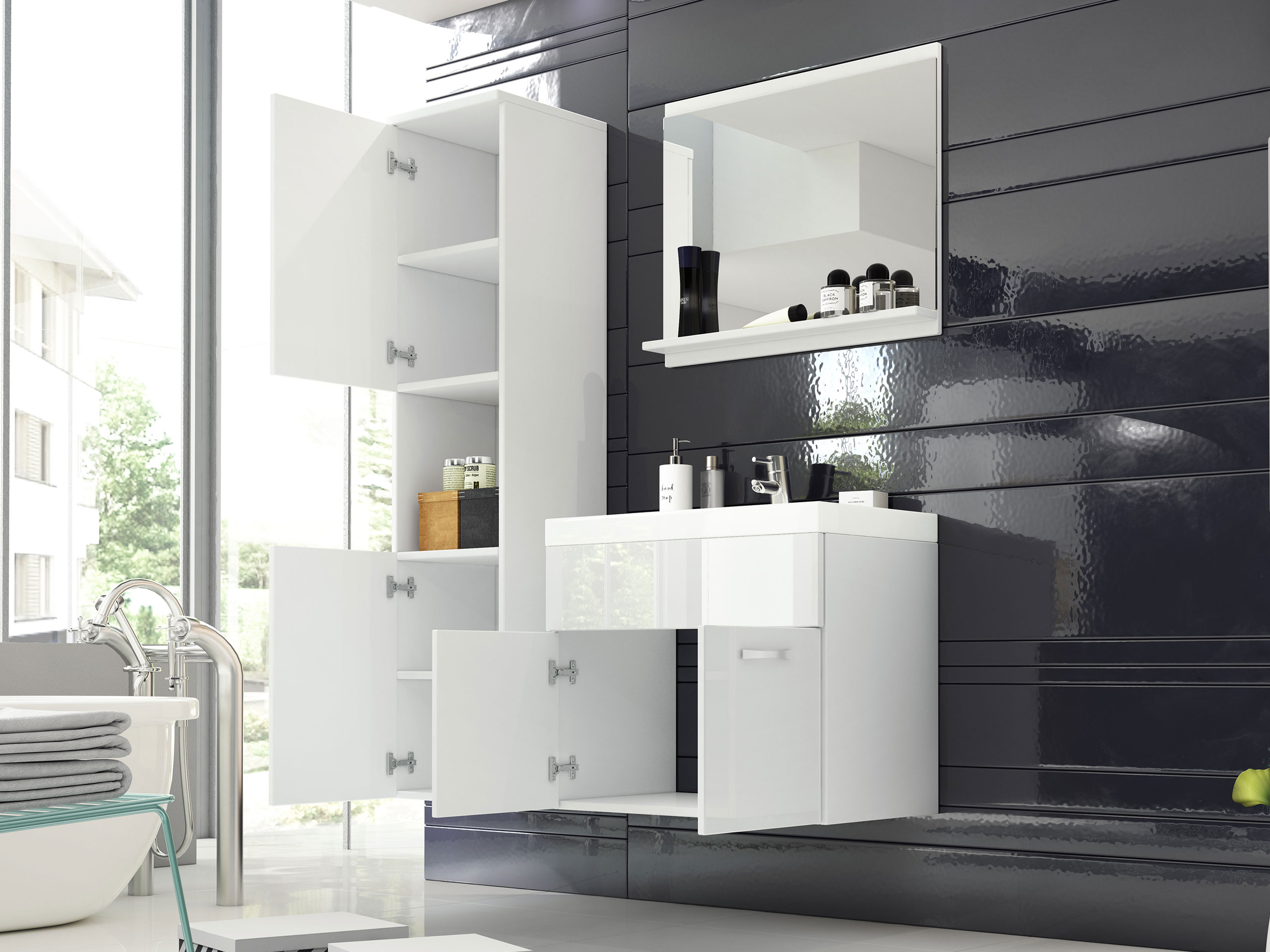 Badkamerset Sarasota 122 (Kasjmier)