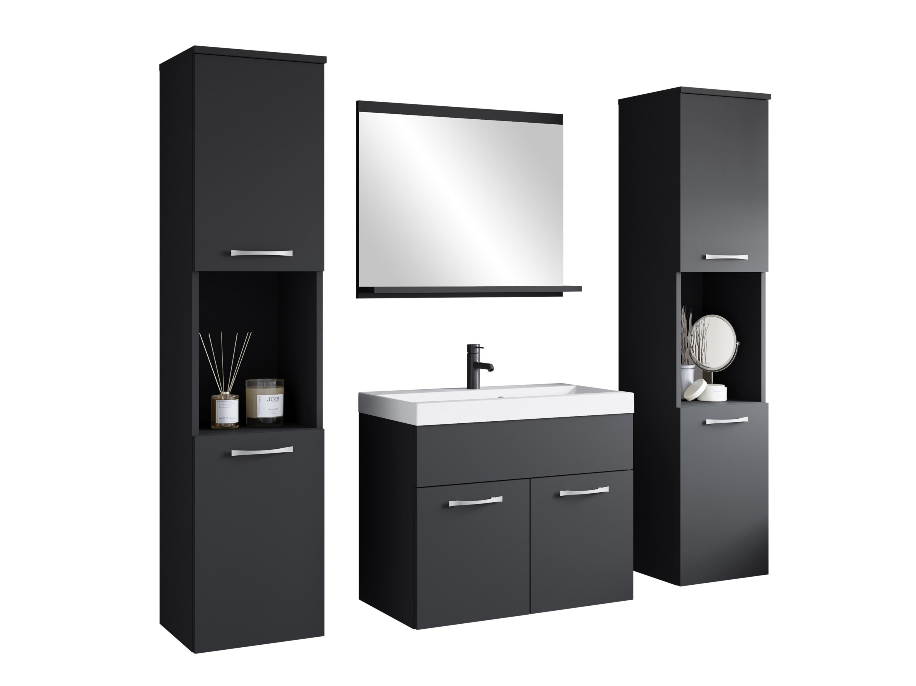 Badkamerset Sarasota 123 (Grafiet)