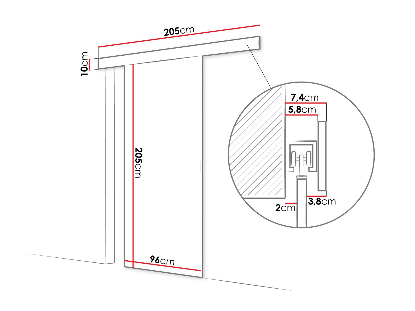 Schuifdeuren Closico 178 (Kasjmier)