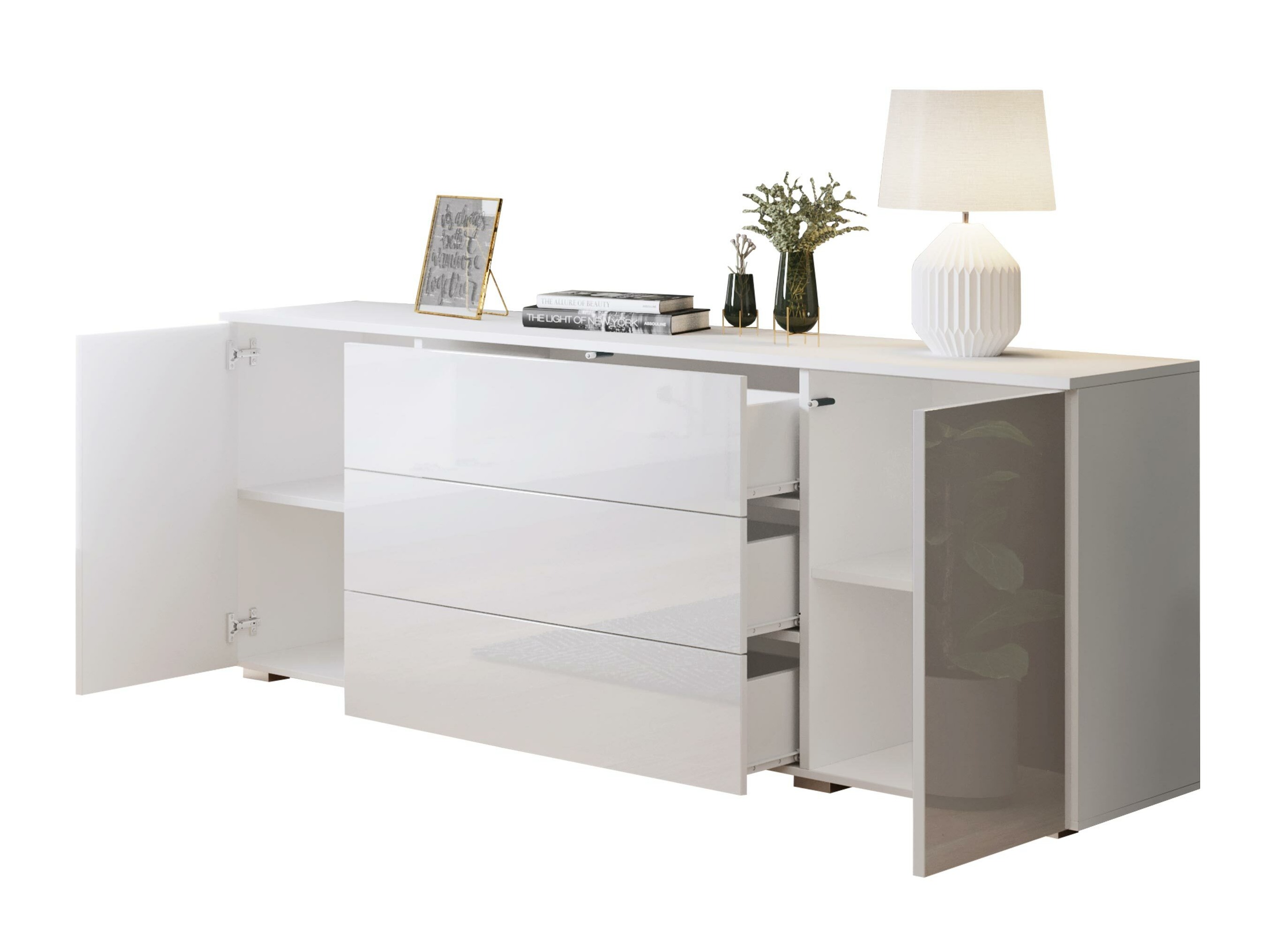 Ladekast Sarasota 129 (Matera grijs + Kastanje)