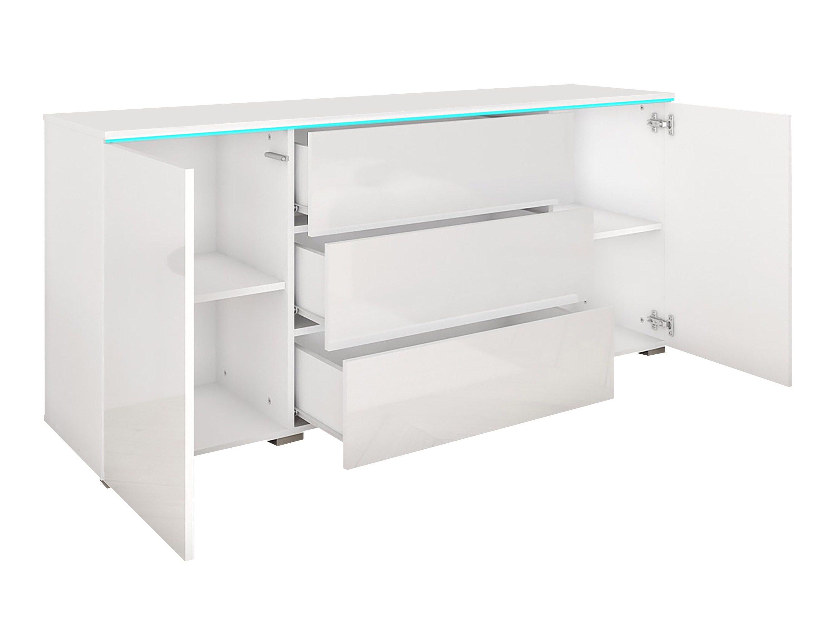 Ladekast Sarasota 142 (Matera grijs + Kastanje)