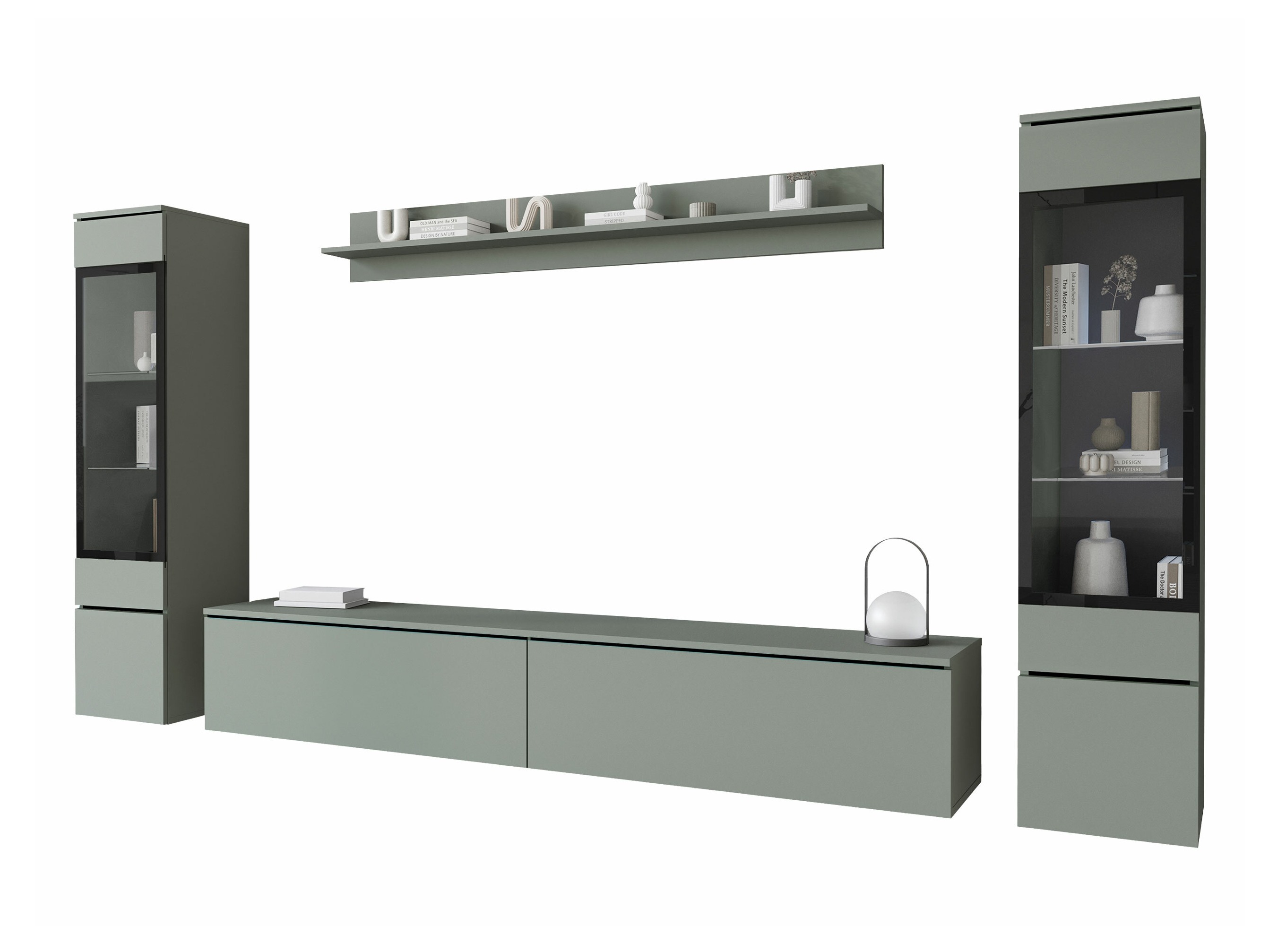 Woonkamerset Sarasota 126 (Stoffig groen)