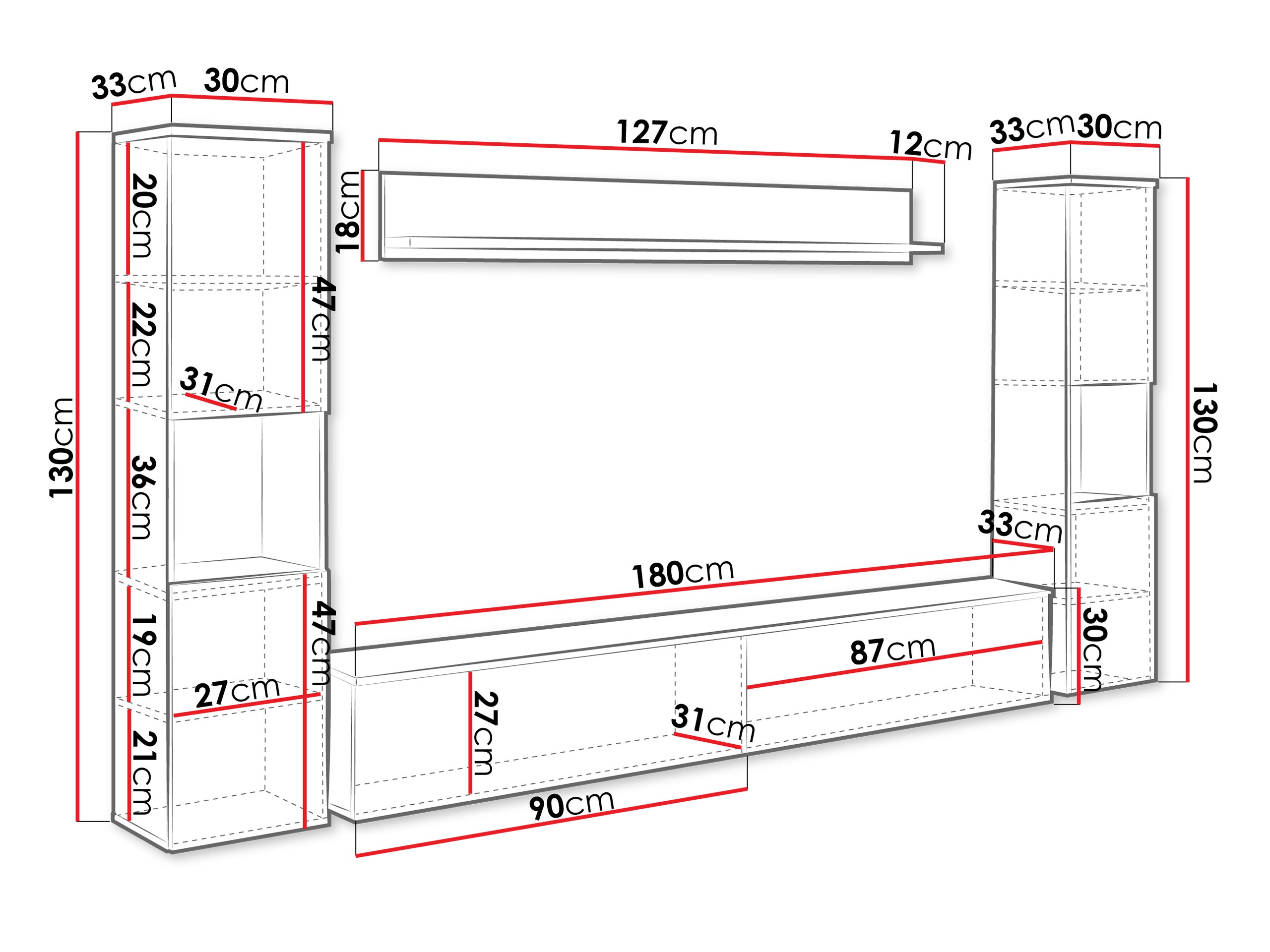 Woonkamerset Sarasota 131 (Kasjmier)