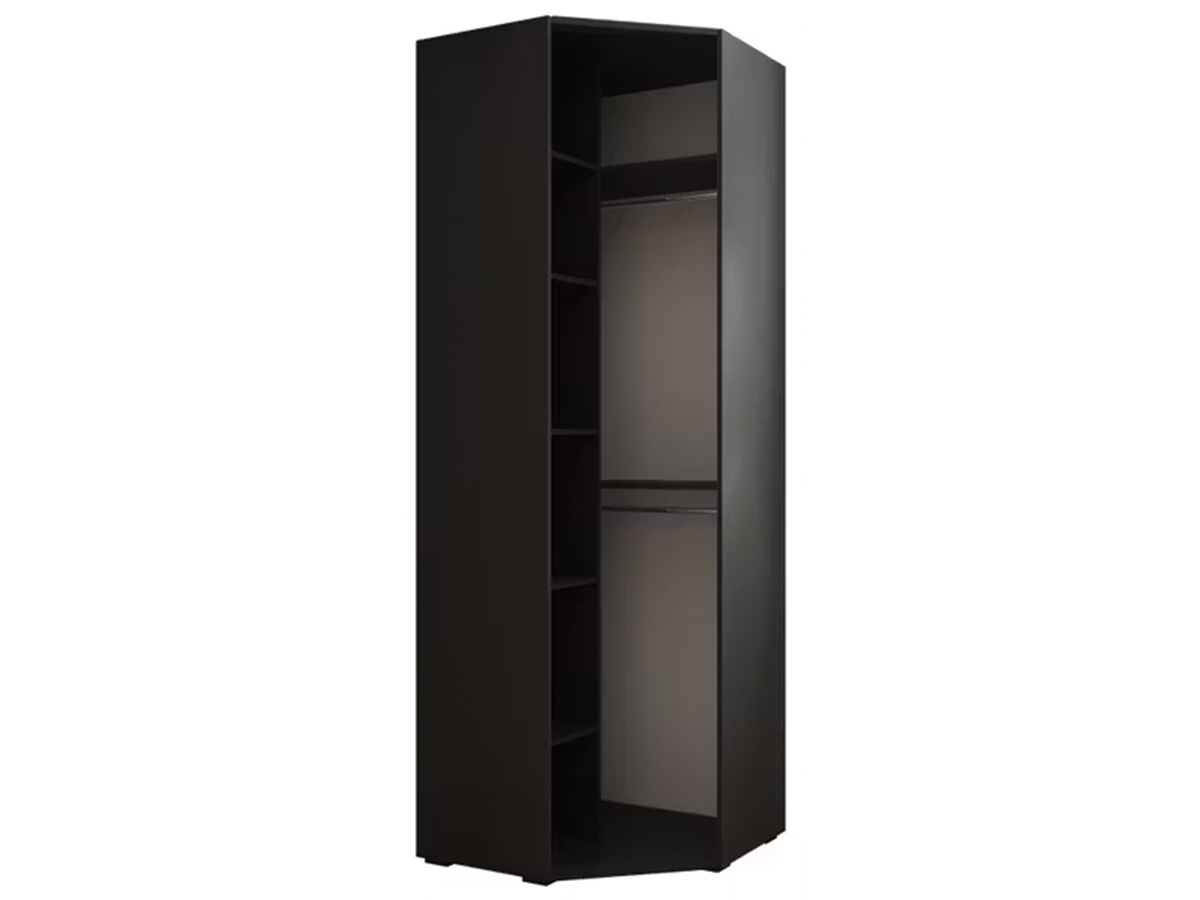 Hoekkledingkast Hartford 568 (Zwart)
