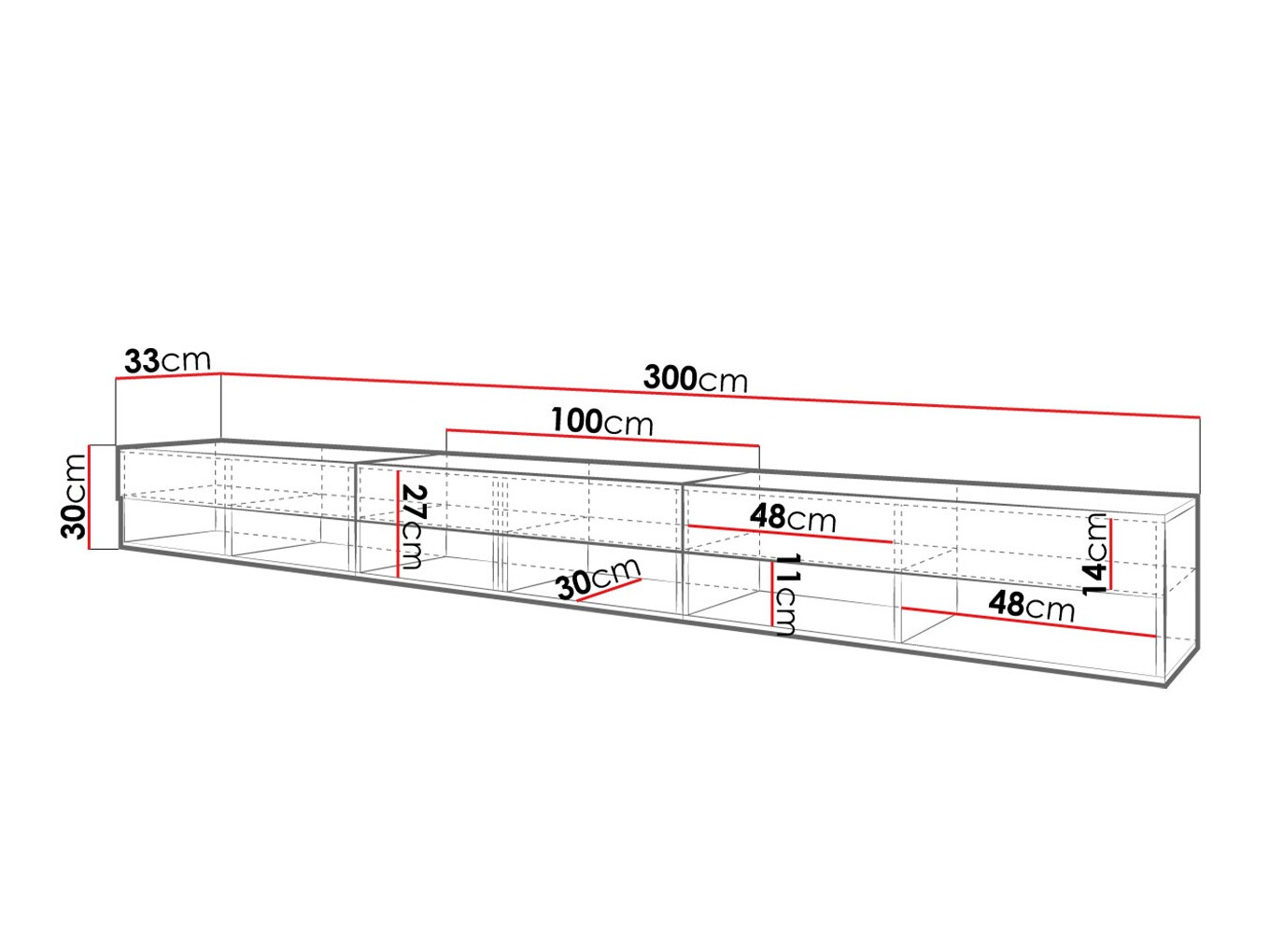 TV-meubel Sarasota 144 (Kasjmier)