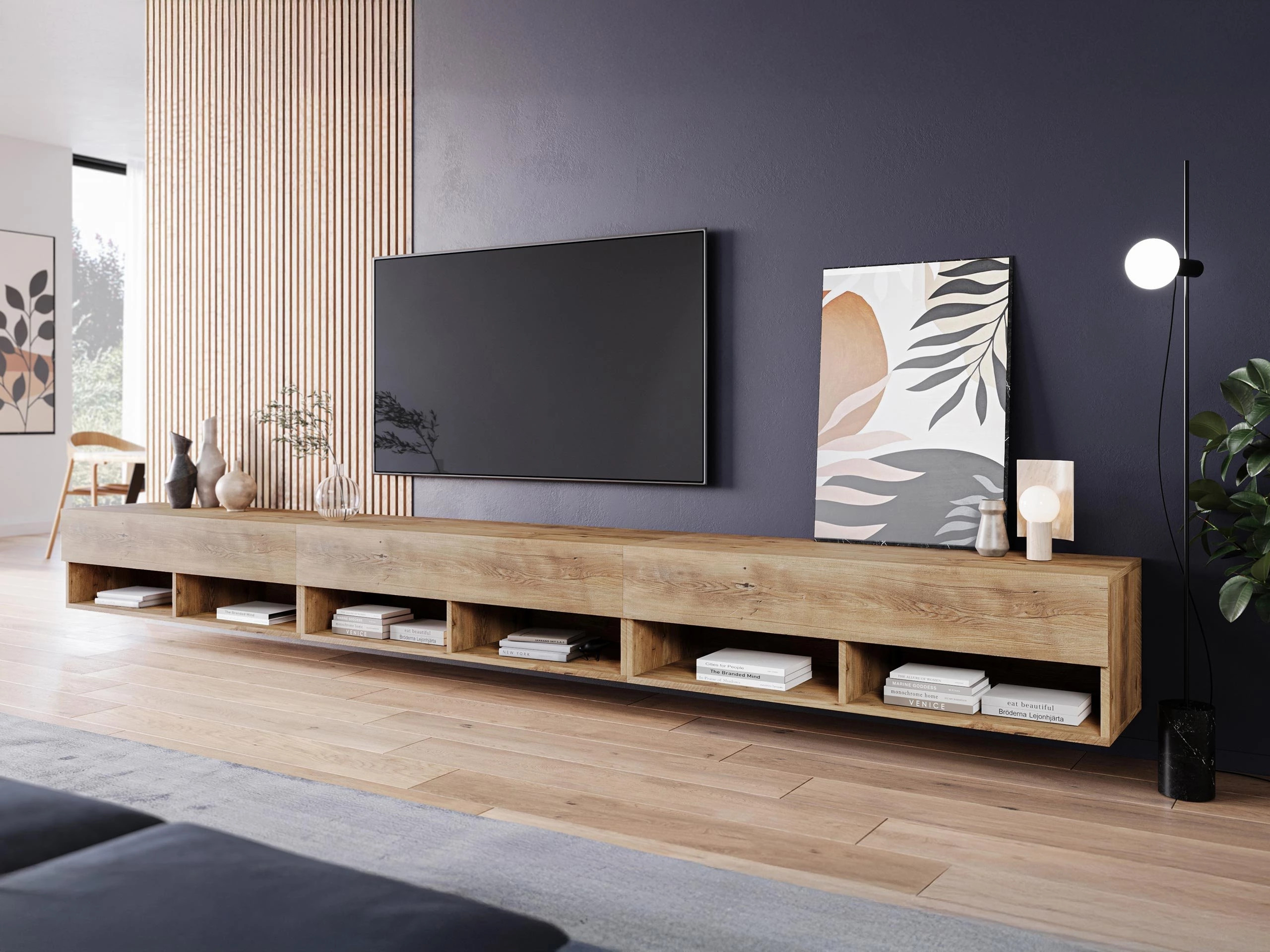 TV-meubel Sarasota 144 (Kastanje)