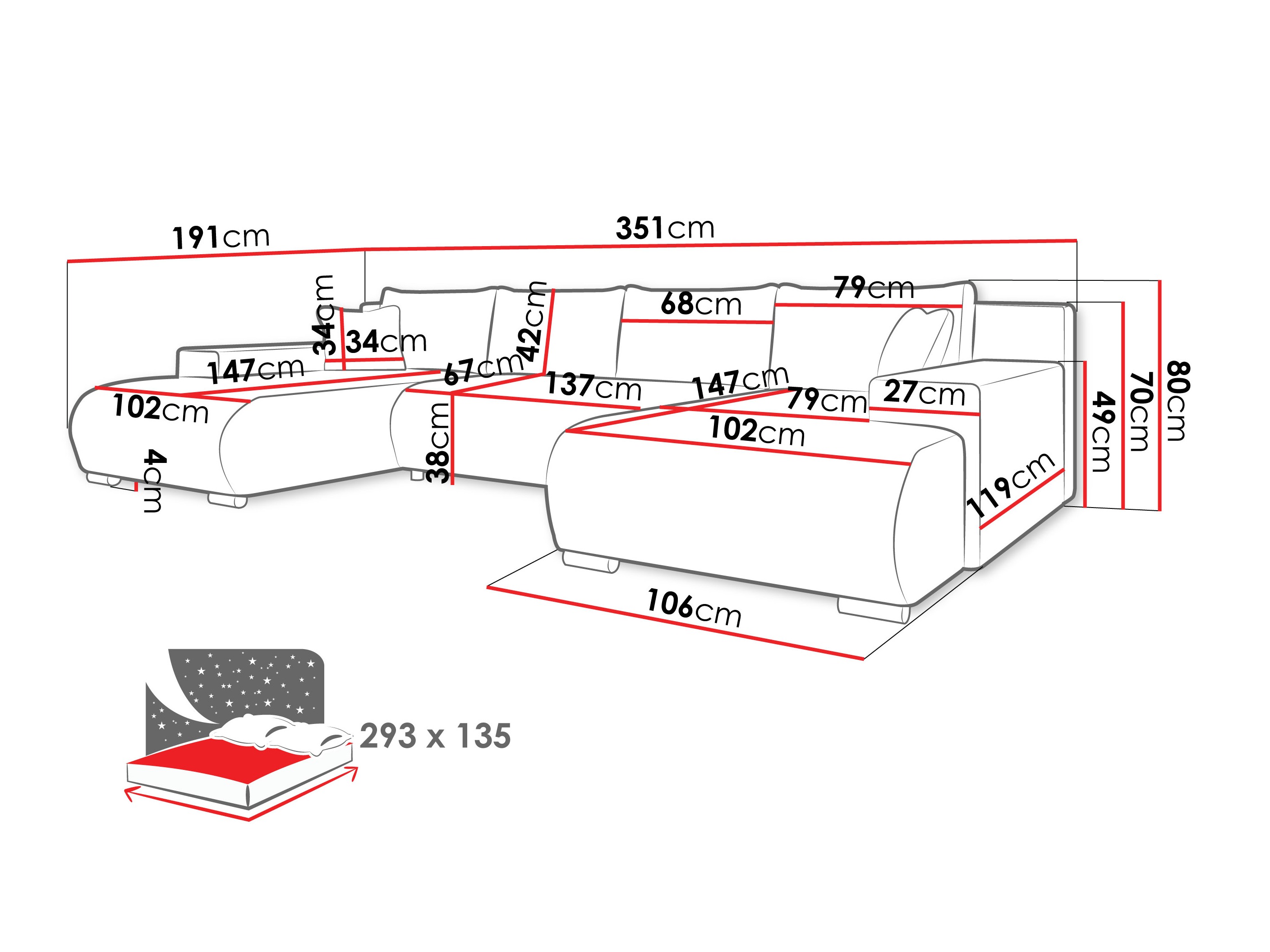 Hoekbank Comfivo 483 (Wave 15)