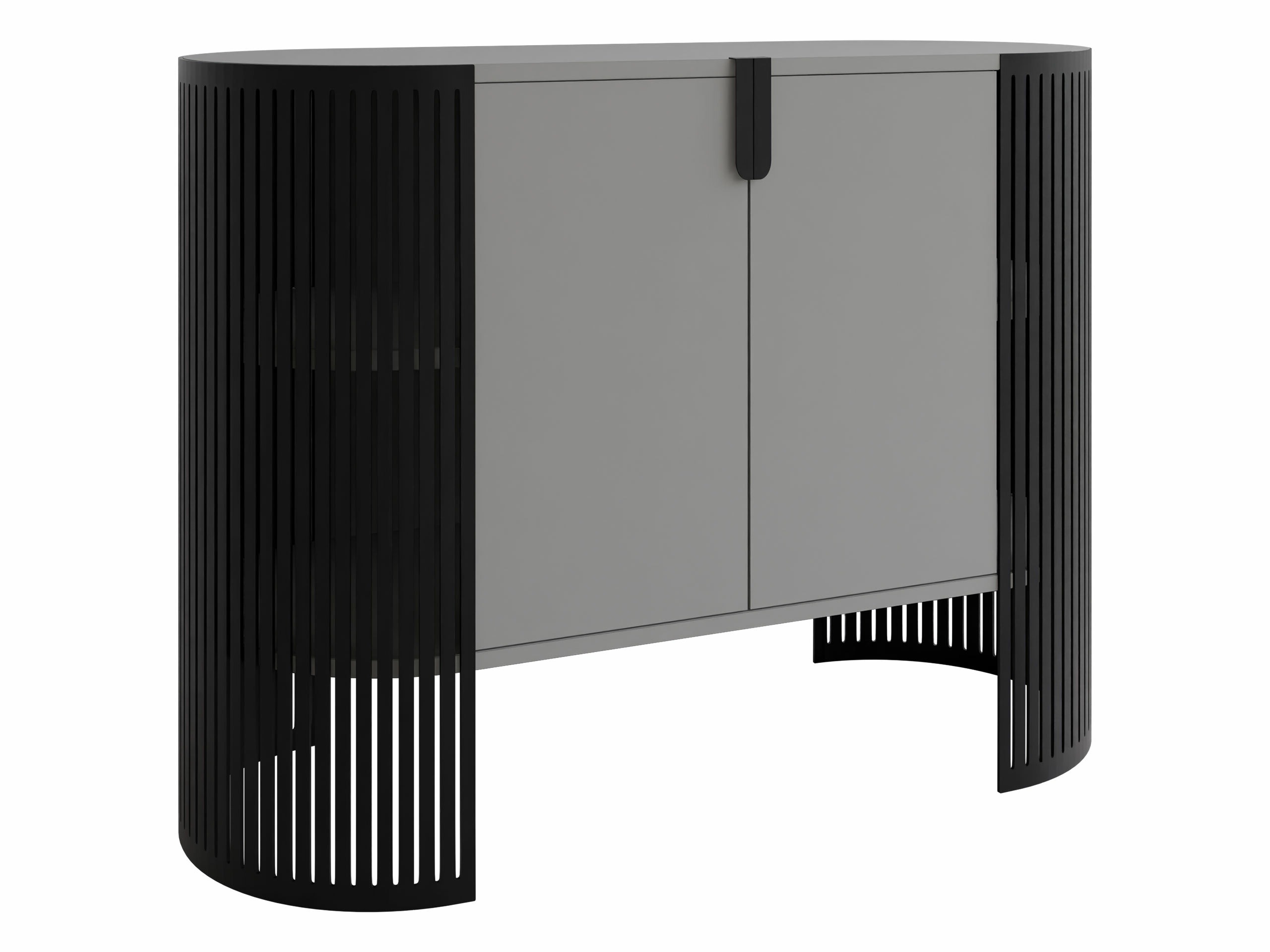 Dressoir Evanola 113 (Zwart + Grafiet)