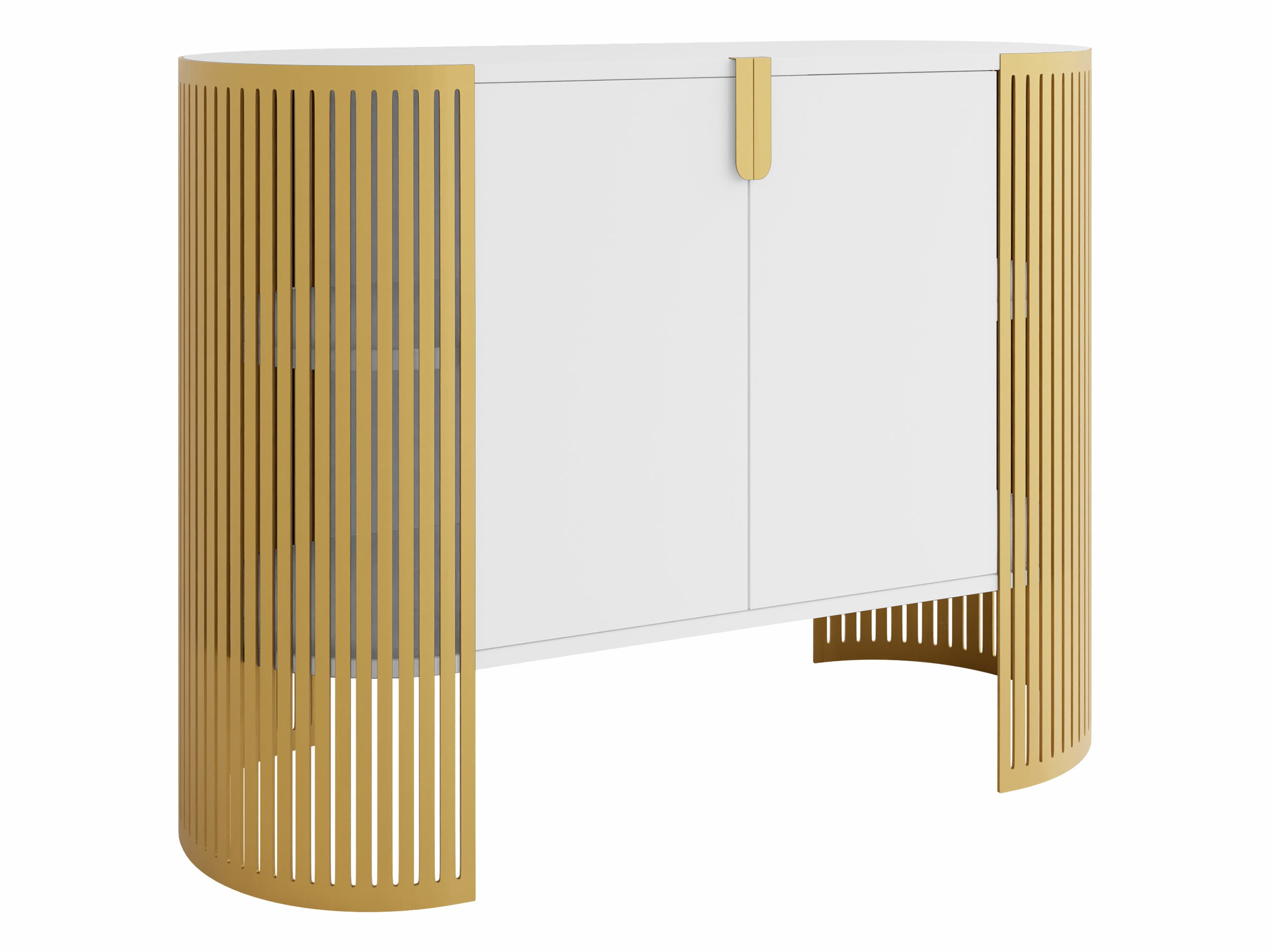 Dressoir Oswego 142 (Gouden + Wit)