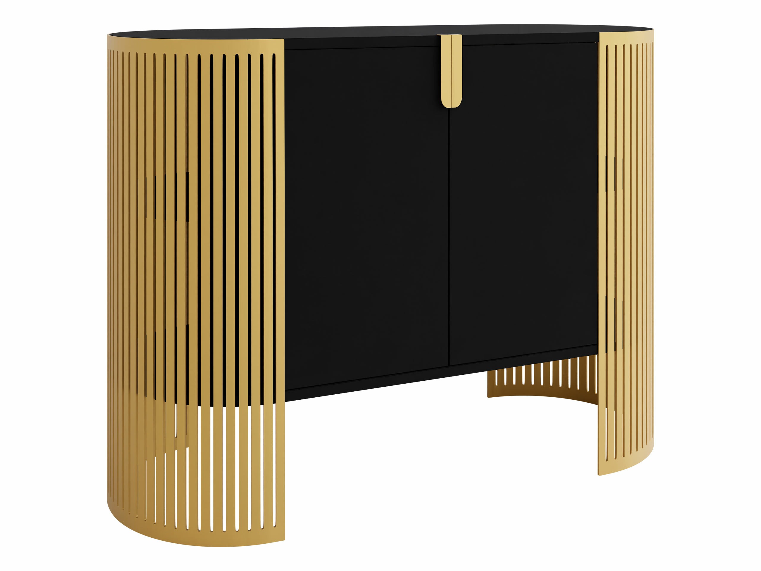 Dressoir Oswego 142 (Gouden + Zwart)