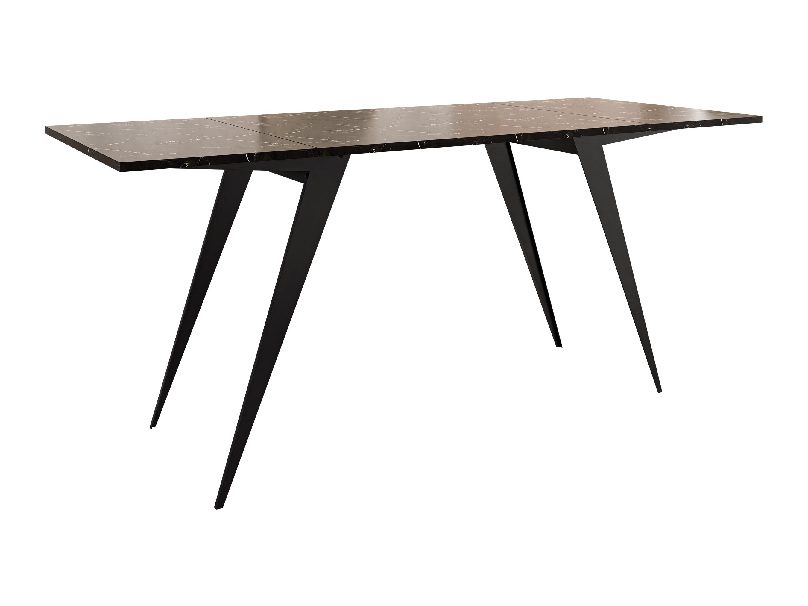 Salontafel transformator Oswego 150 (Zwart marmer + Zwart)