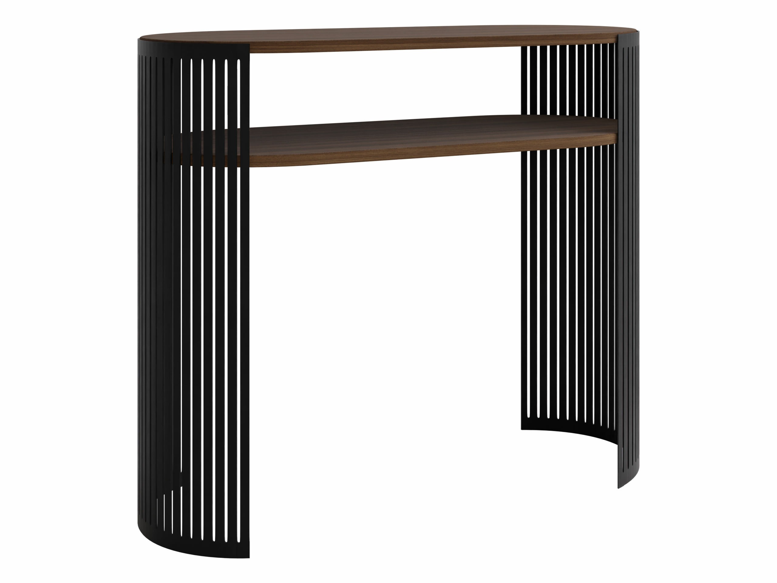Wandtafel Civer (Zwart + Notenhout)