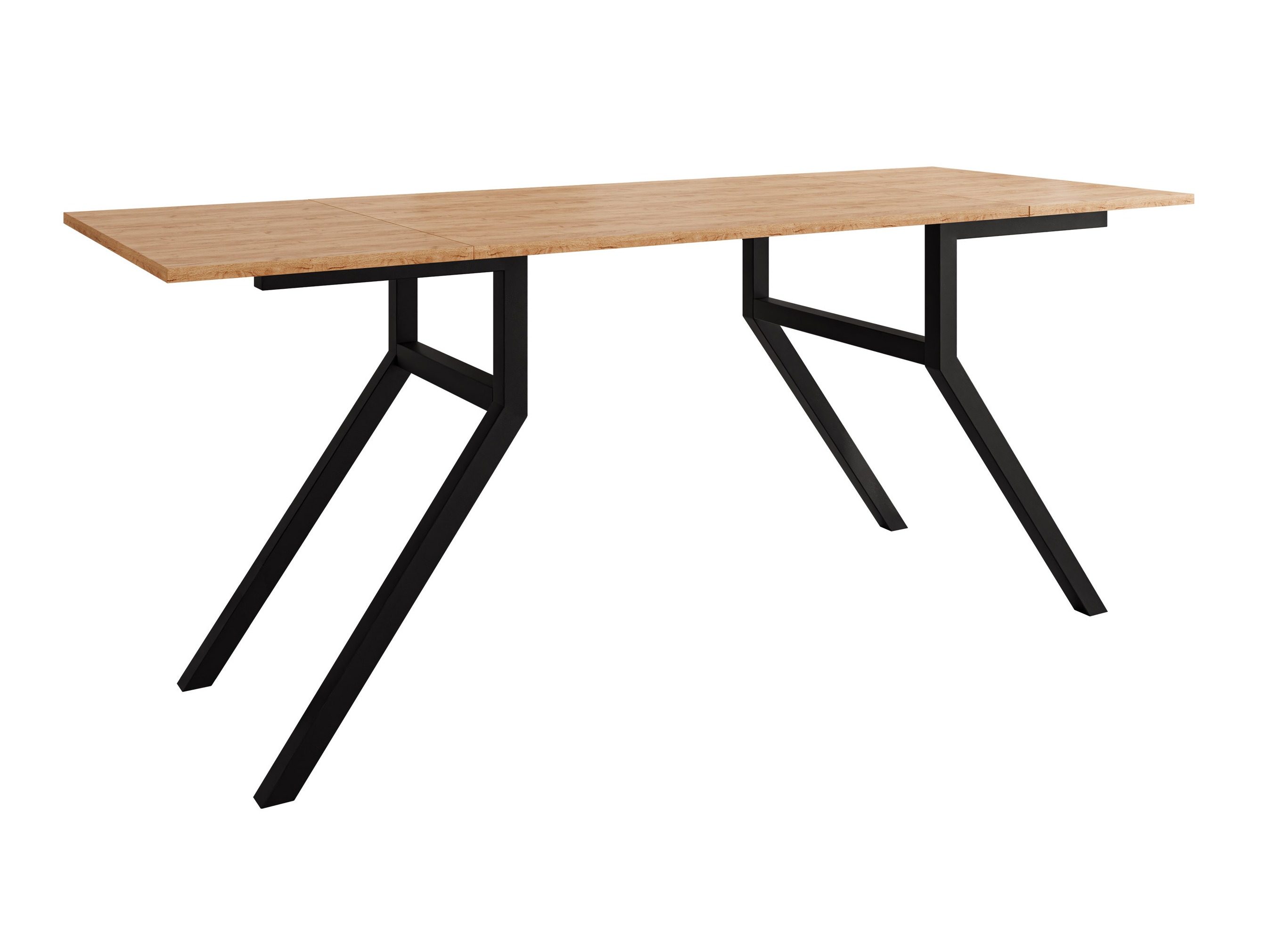 Salontafel transformator Oswego 151 (Ambachtelijke gouden eik + Zwart)