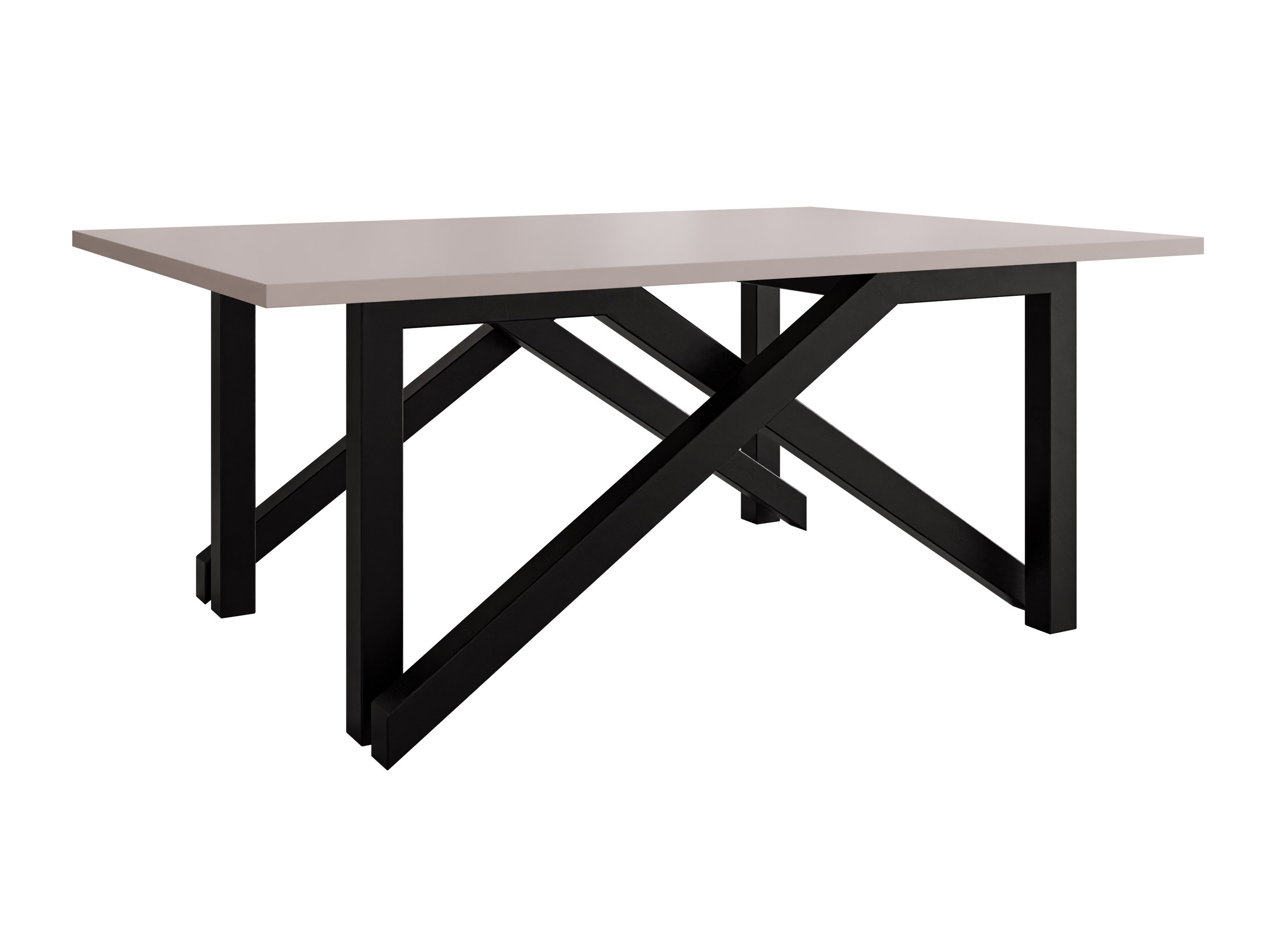Transformeerbare salontafel Oswego 151 (Kasjmier + Zwart)