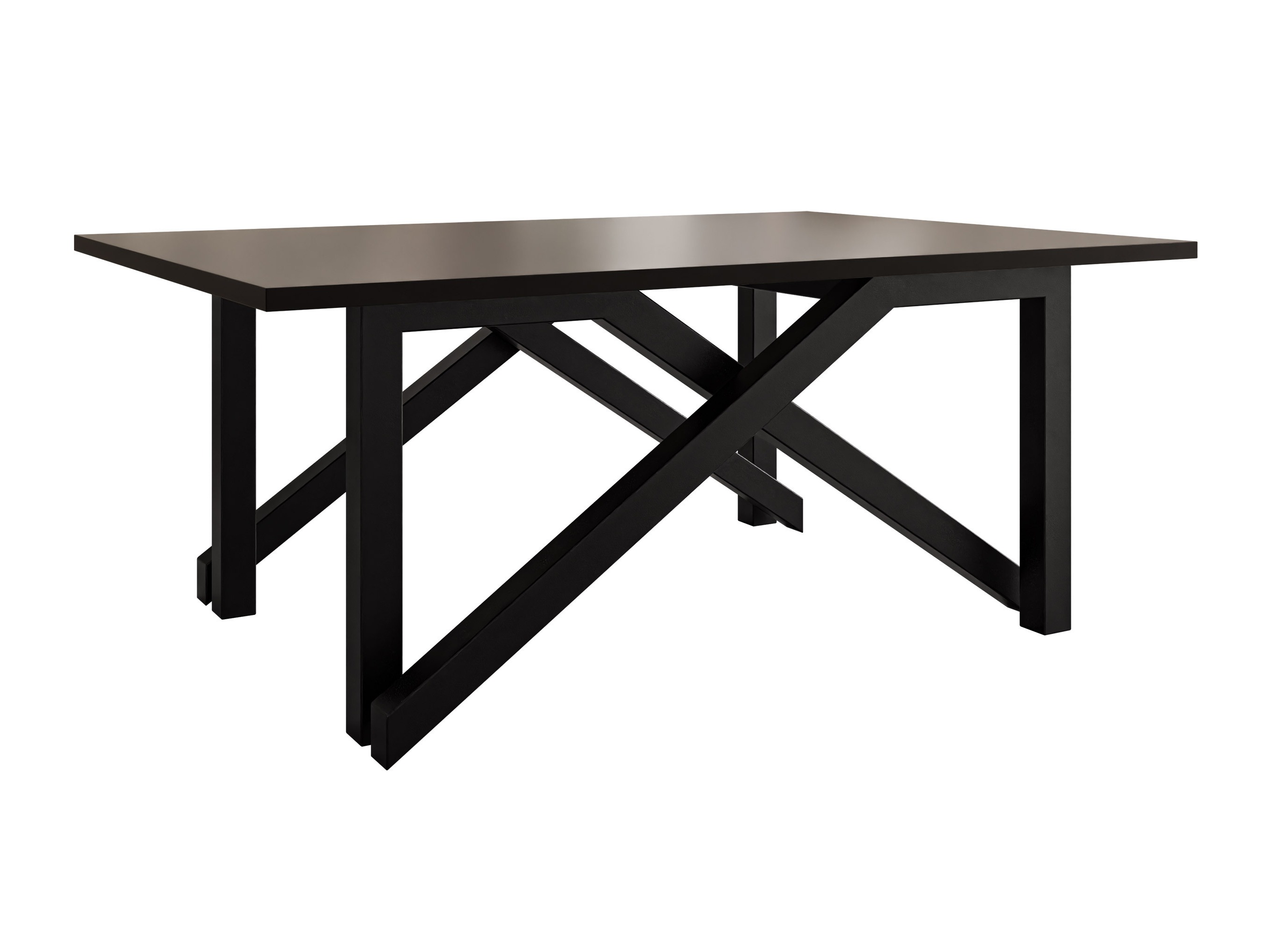 Transformeerbare salontafel Oswego 151 (Zwart)