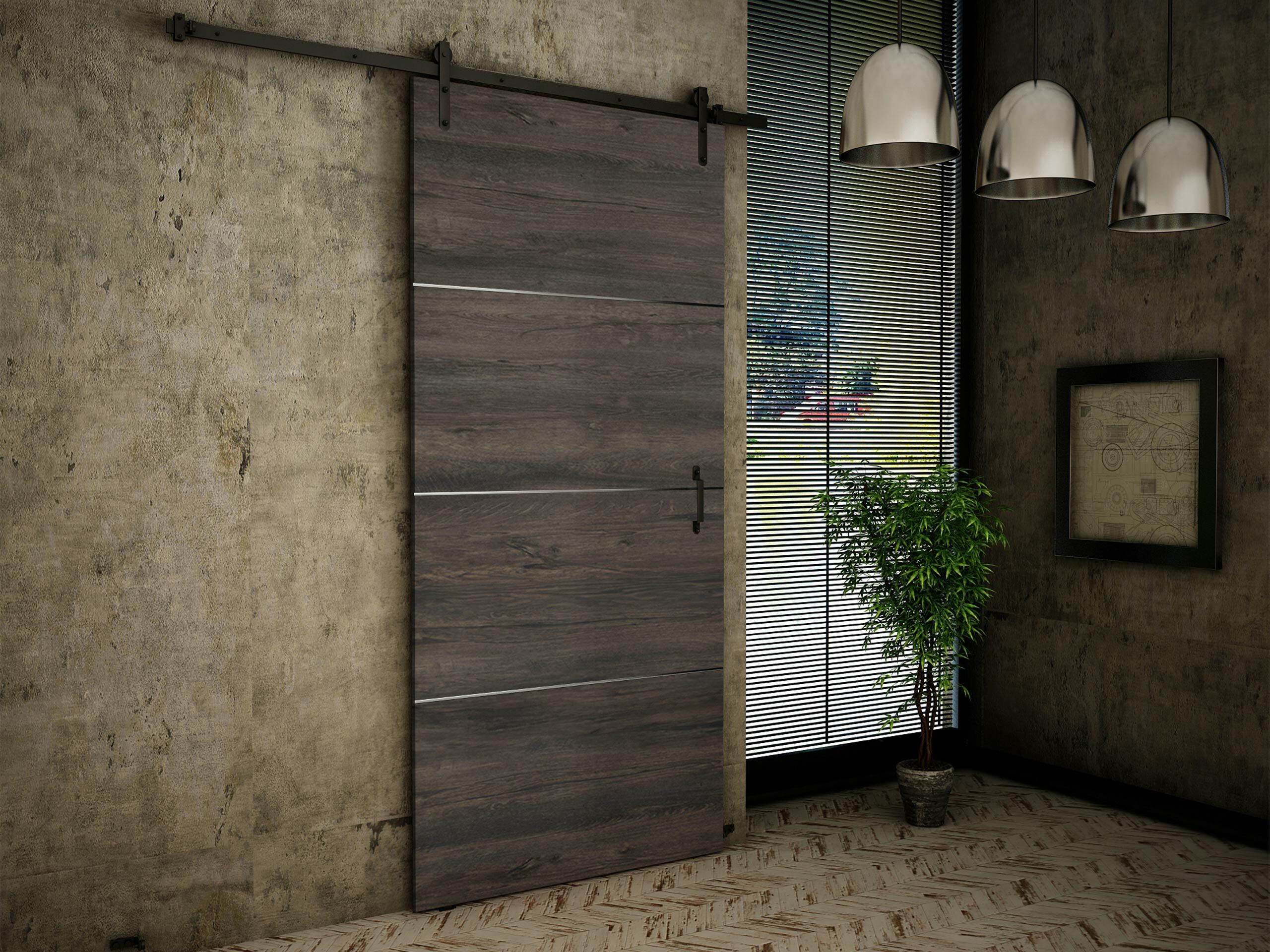 Schuifdeur Dover 155 (Donker essen)