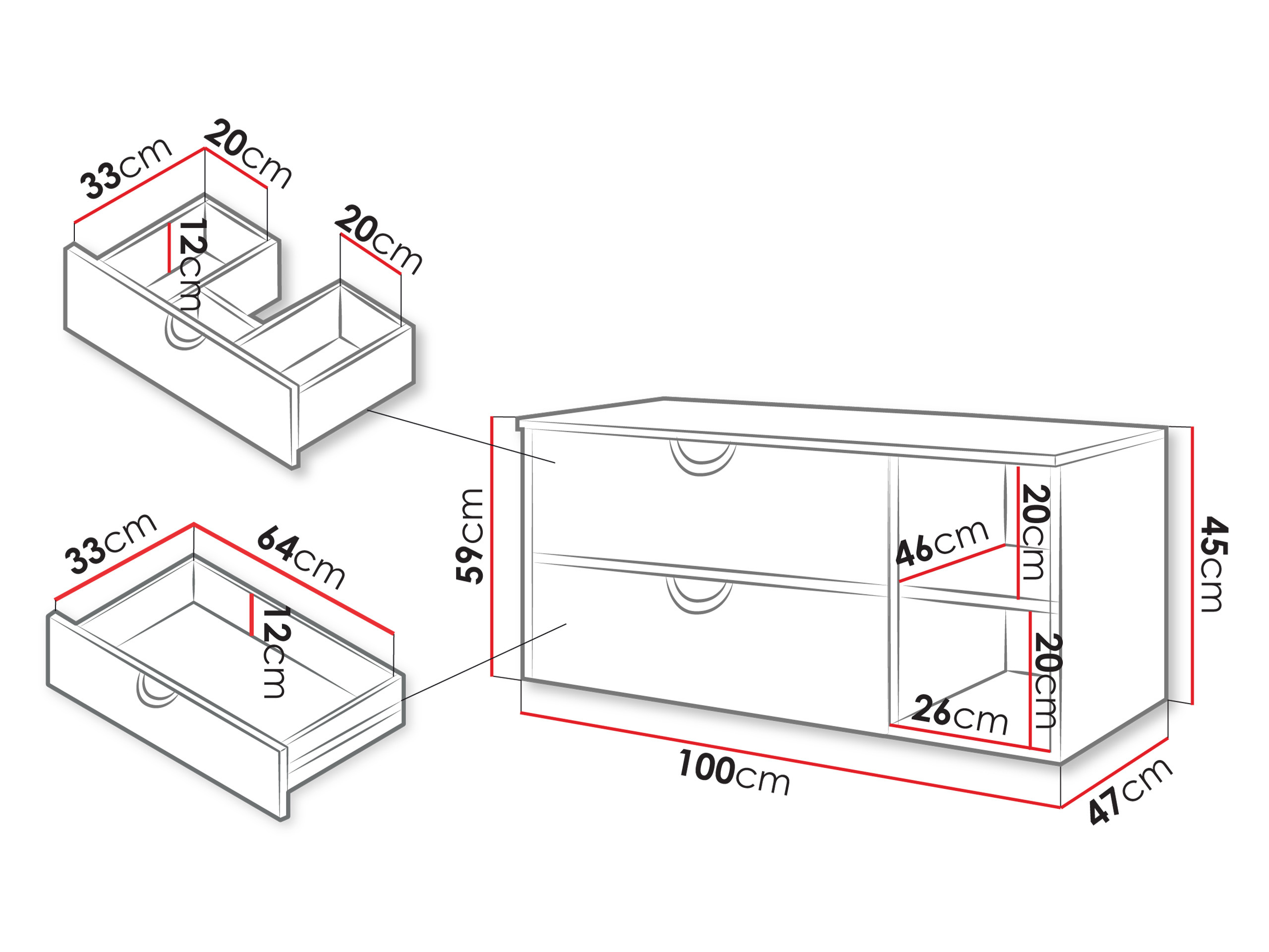Hangend badkamermeubel voor wastafel Sodalis (Notenhout)