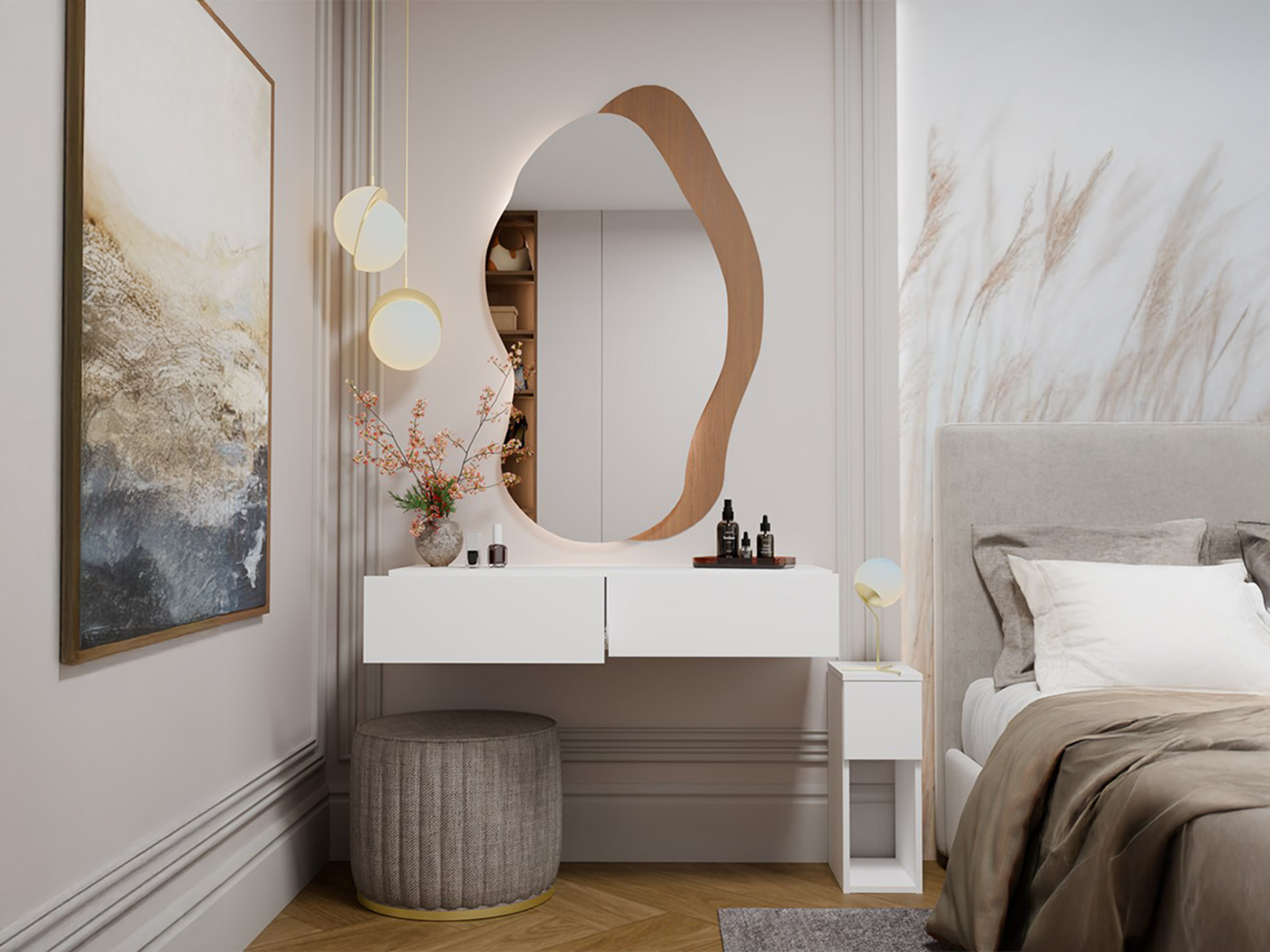 Wandtafel Mandeville 341 (Wit)