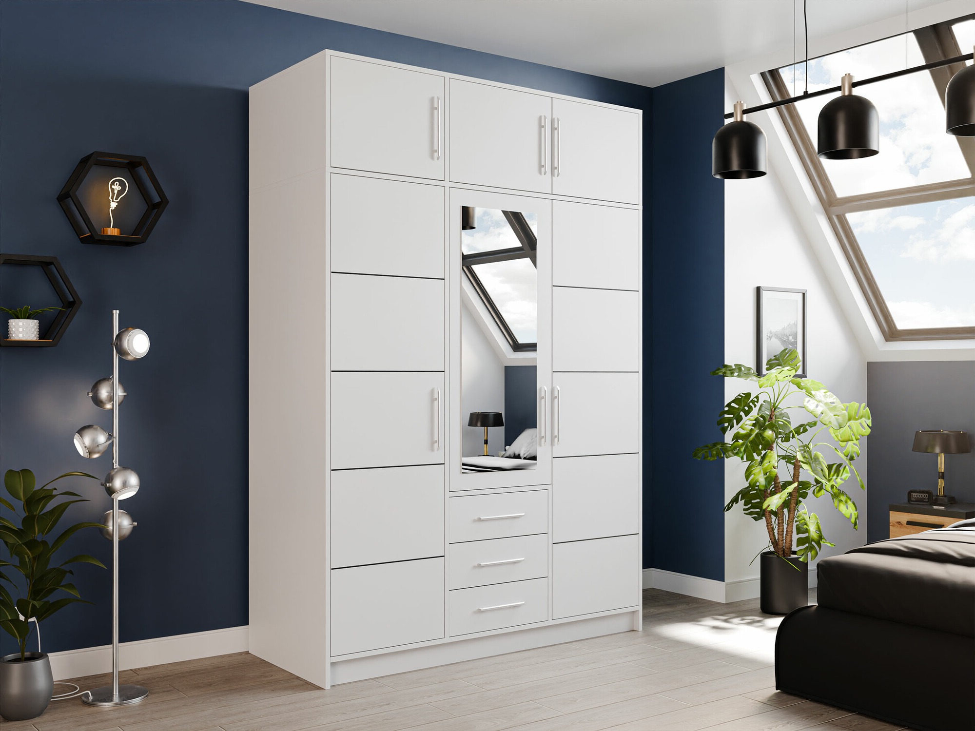 Kledingkast Dortivu 153 (Wit)