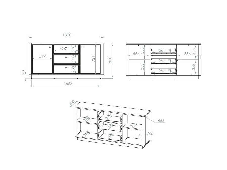 Ladekast Cavrome 100