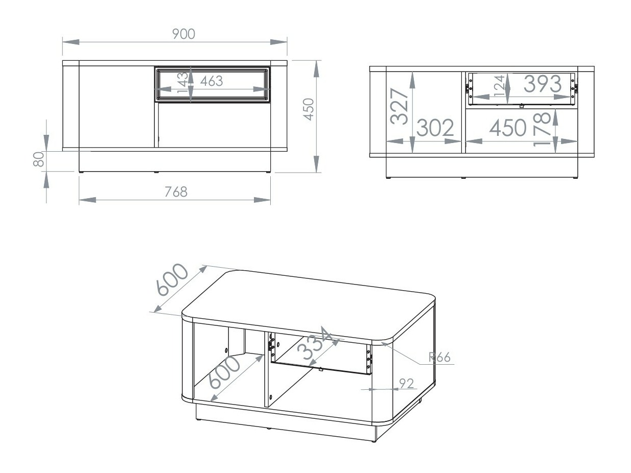 Salontafel Cavrome 106