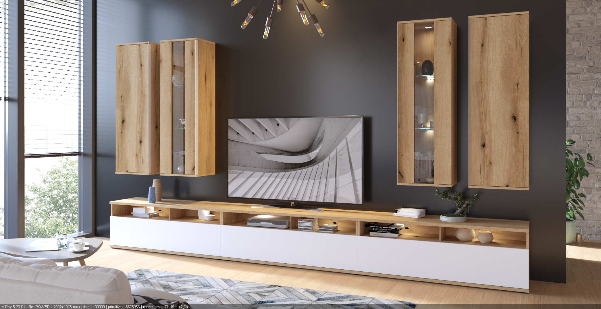 Wandkast Ontario 184