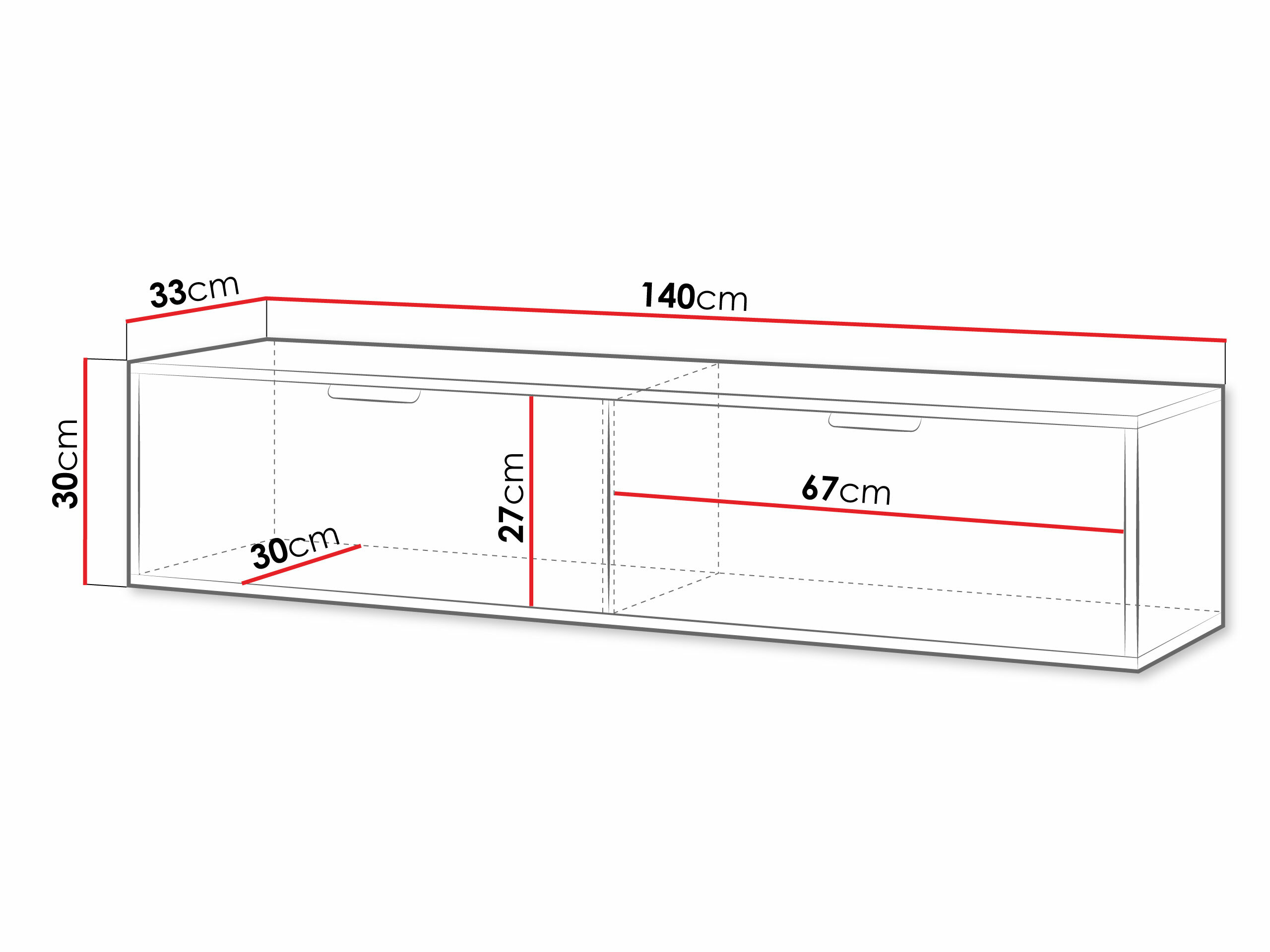 TV-meubel Hamilton 100 (Wit)