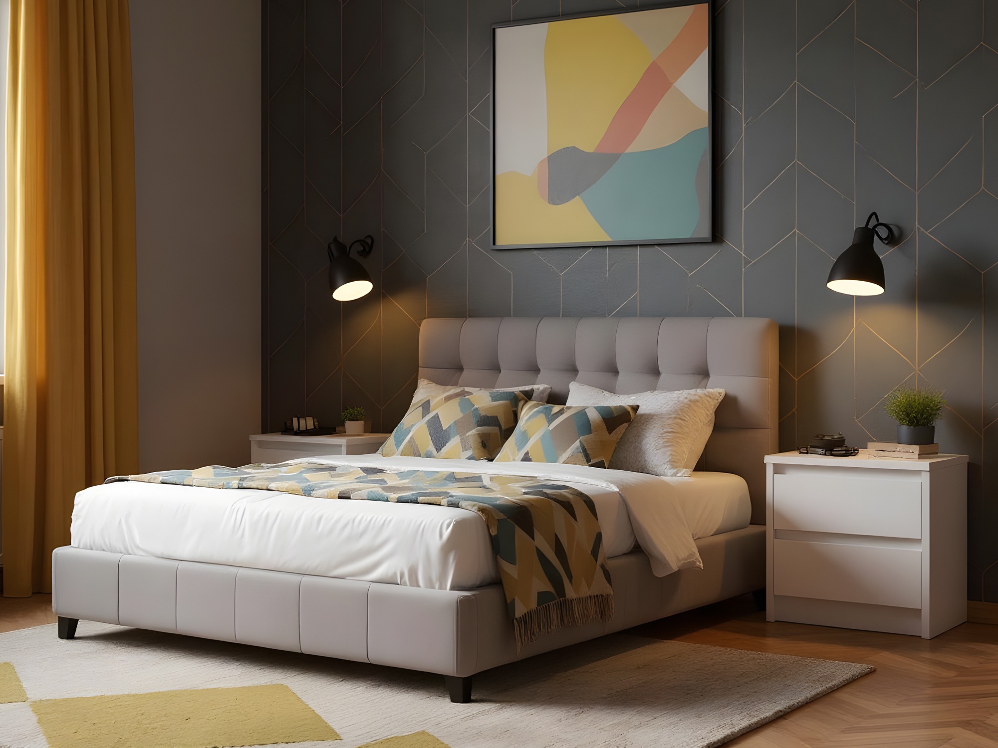 Nachtkastje Ontario 197 (Wit)