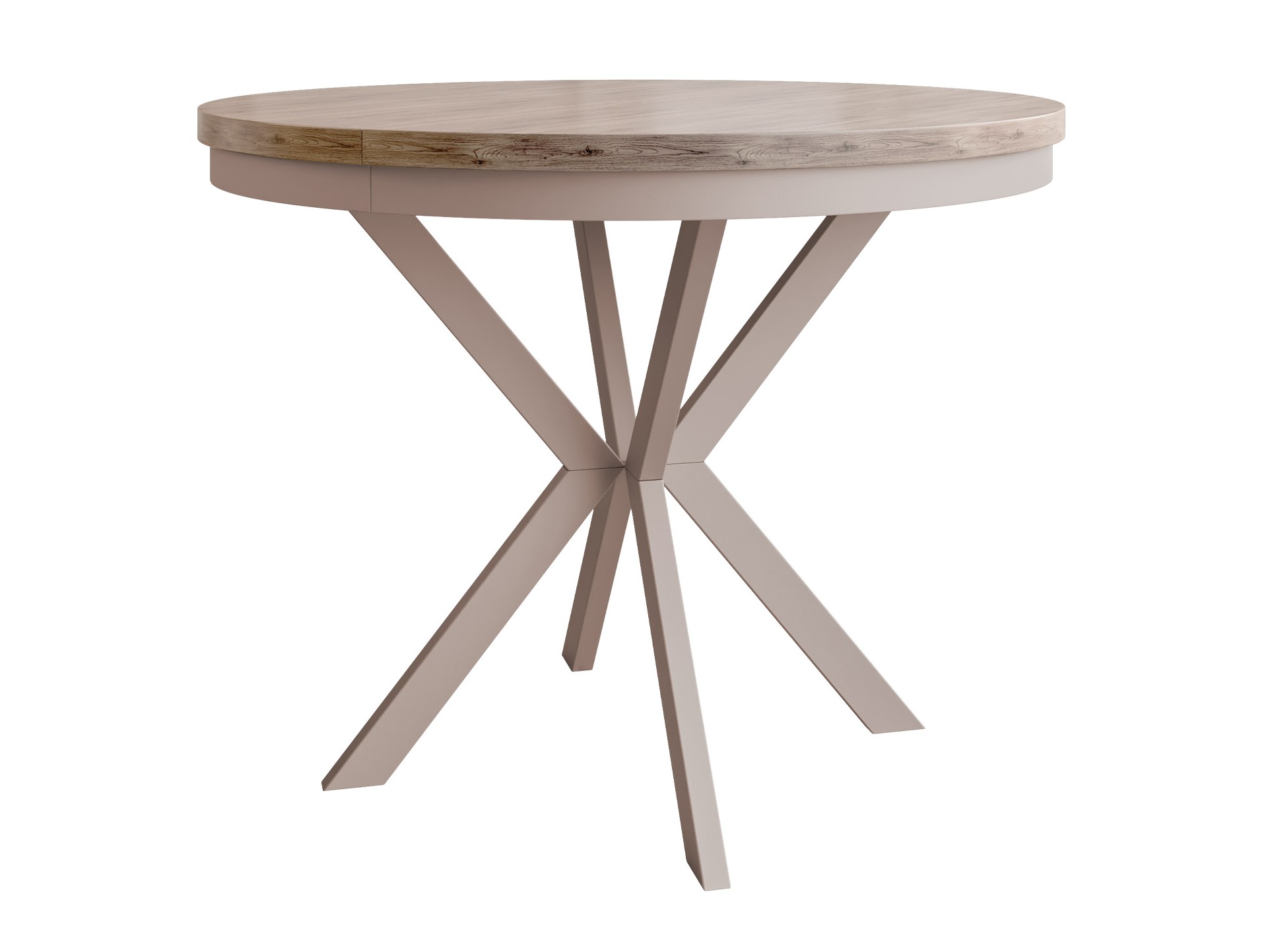 Tafel Oswego 155 (Licht hout + Kasjmier)