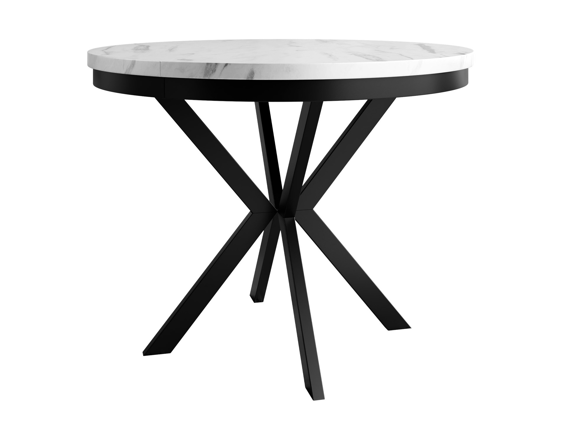 Tafel Oswego 155 (Wit marmer)