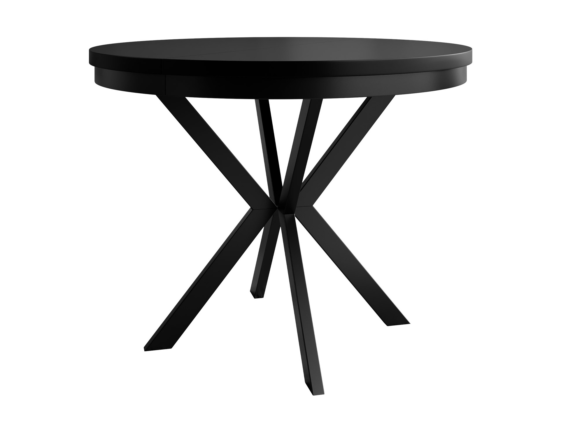 Tafel Oswego 155 (Zwart)