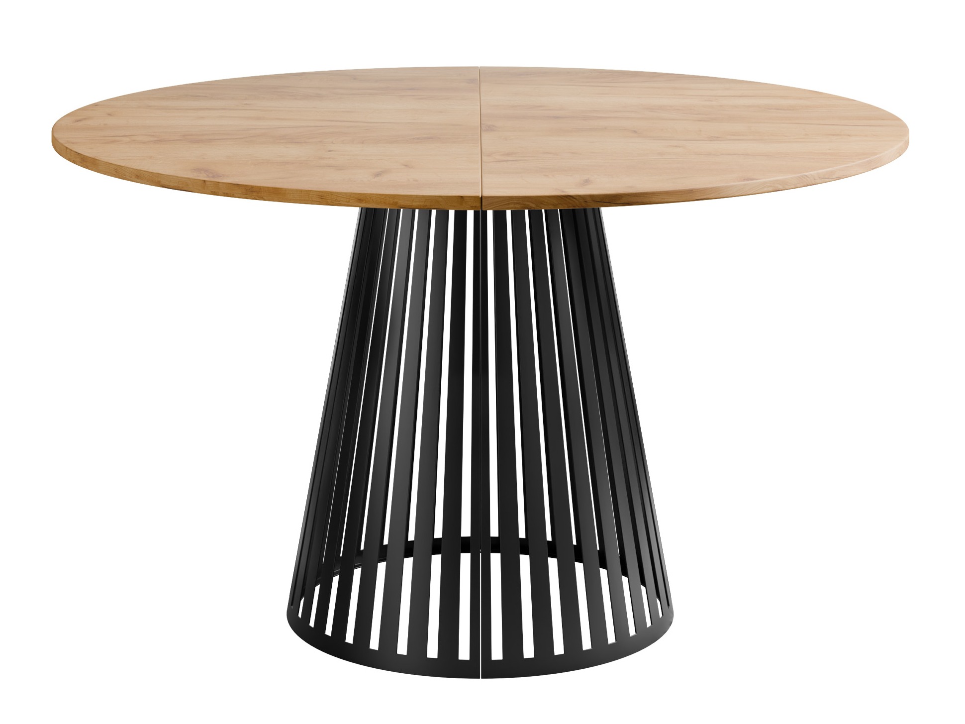 Tafel Prudentia II (Ambachtelijke gouden eik + Zwart)