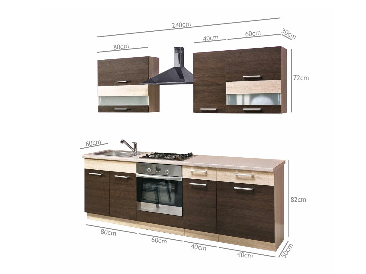 Modulaire keukenset Mode Dark 127