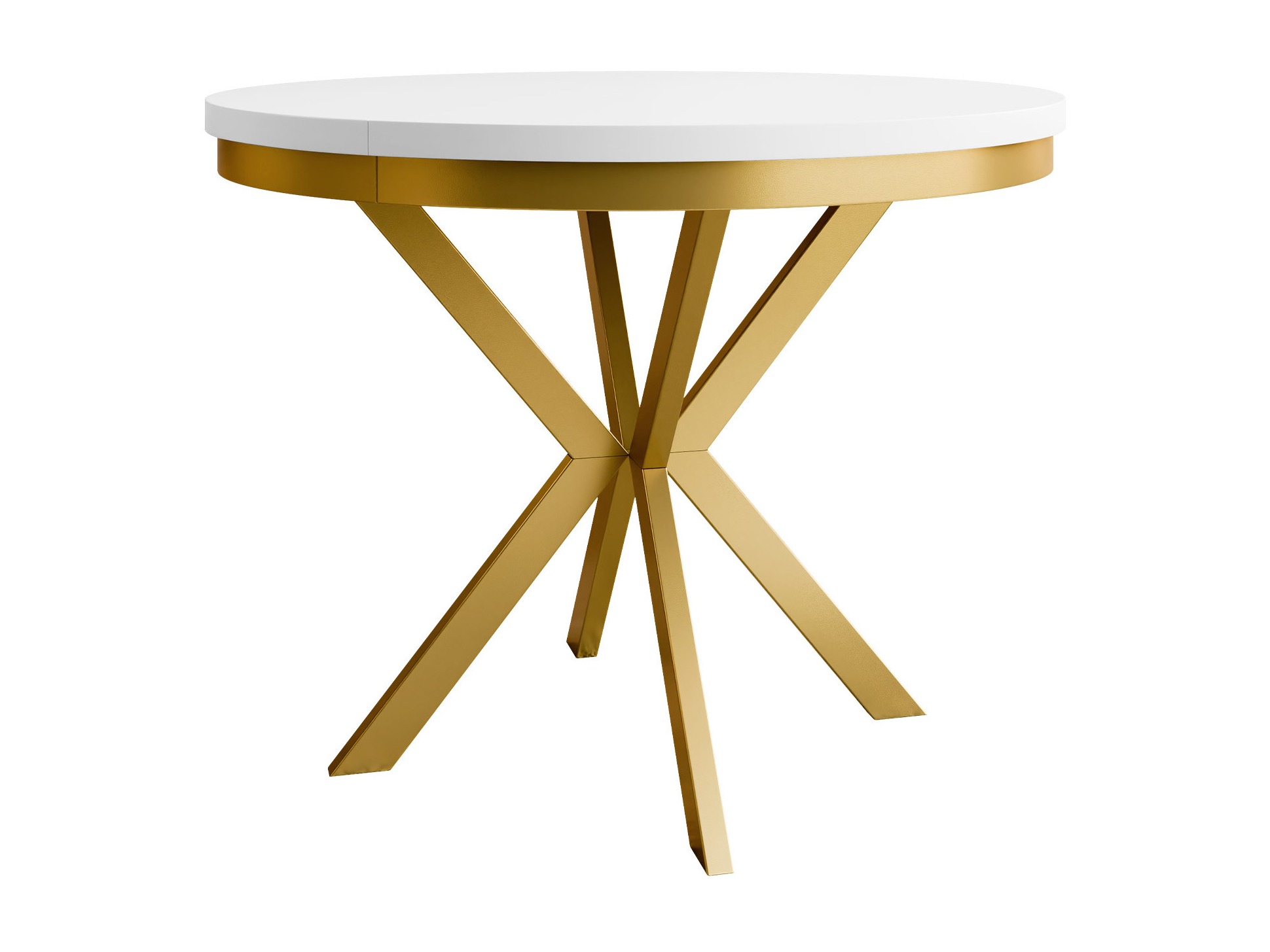 Tafel Oswego 157 (Wit + Gouden)