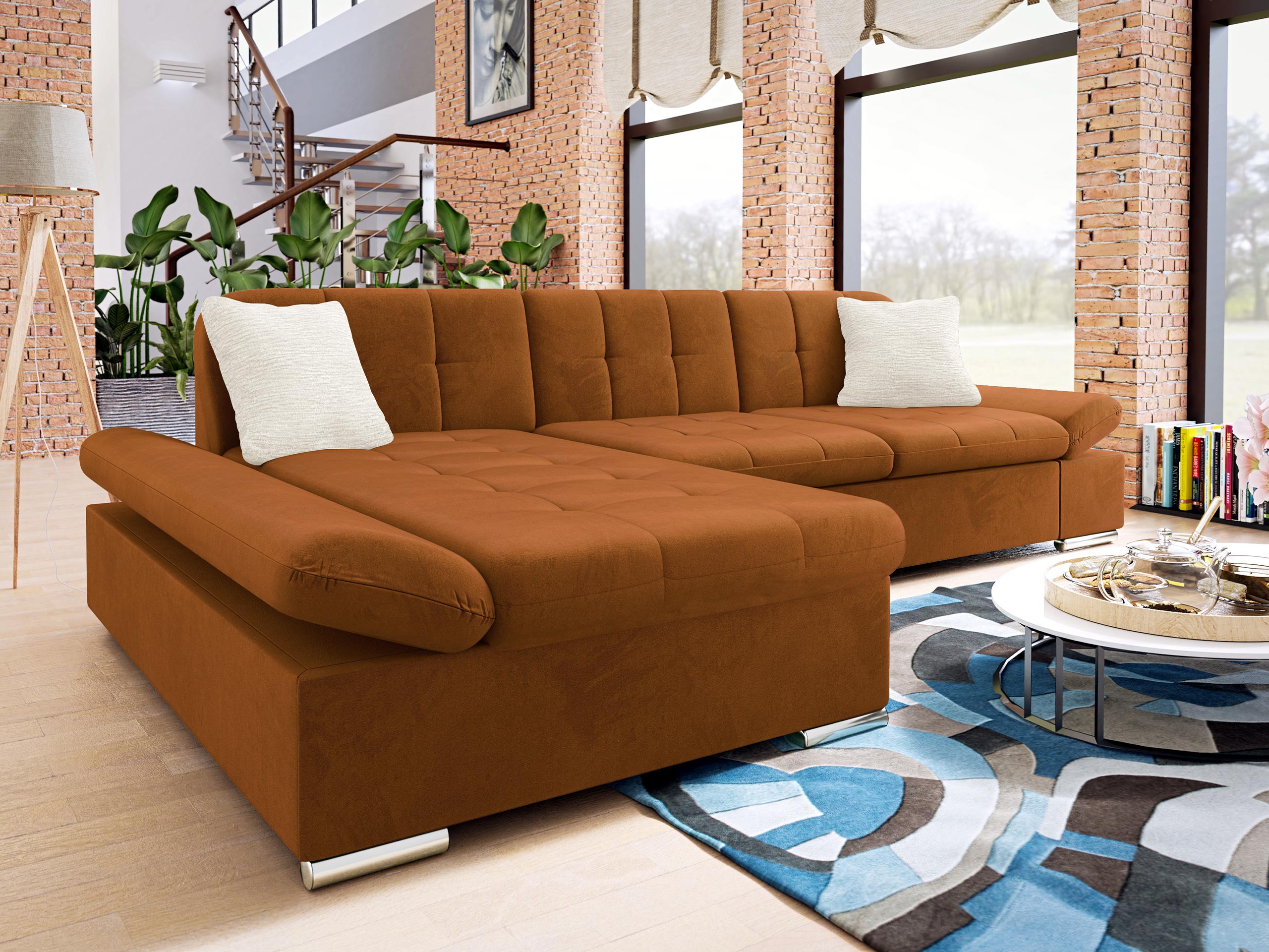 Hoekbank Comfivo 250 (Pianee 21 + Mokka 03)