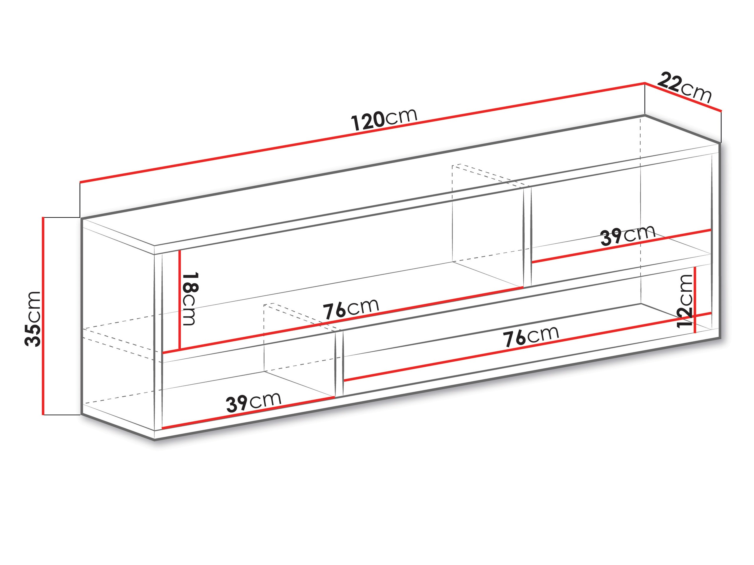 Wandplank Tesmonu 111