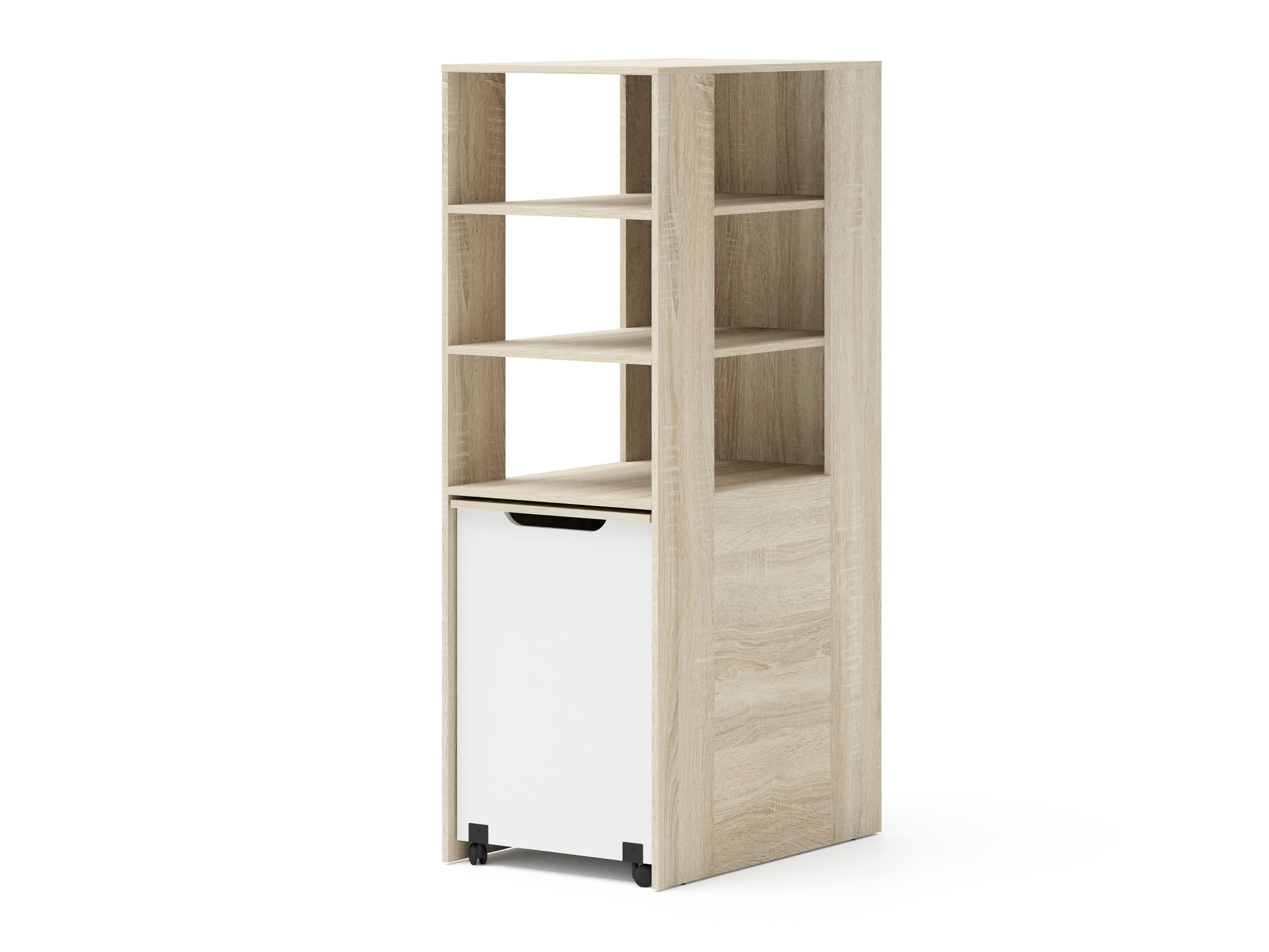 De reeks van de kinderkamer Elitenu 105 (Sonoma eik + Wit)