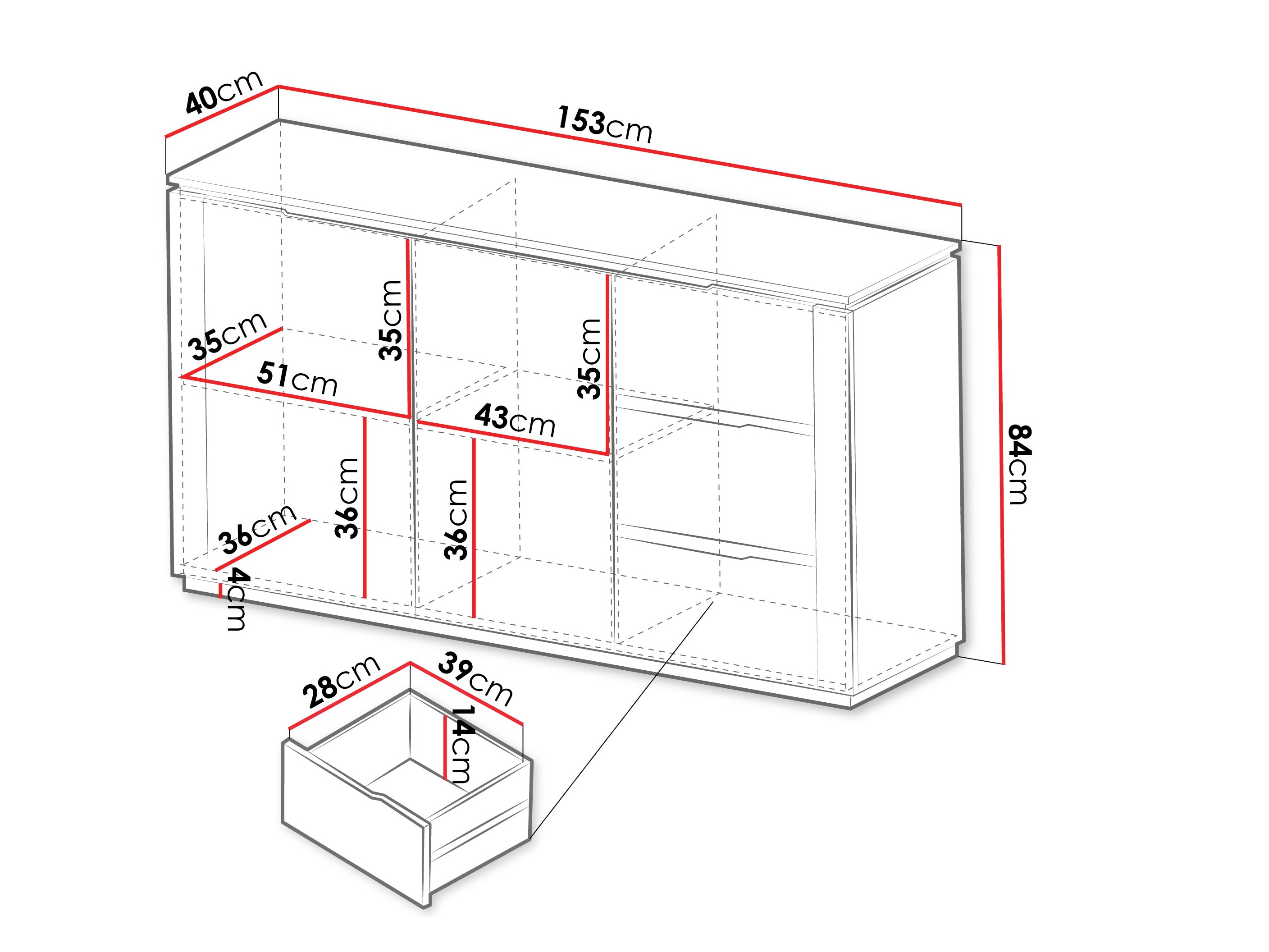 Ladekast Comfivo Elivelo 100