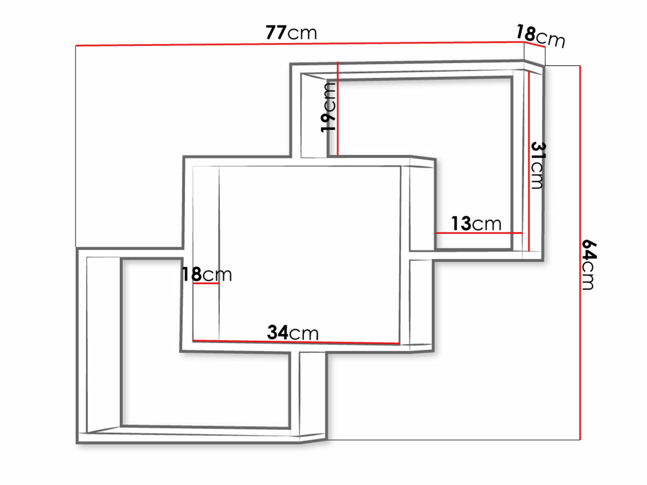 Wandplank Lorelie 121 (Truffel eiken)
