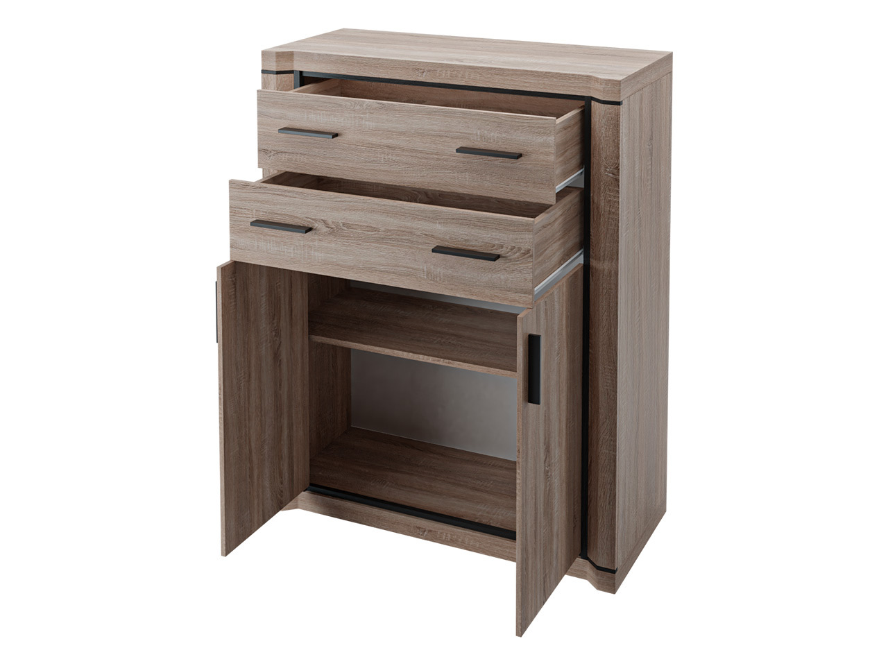 Woonkamerset Lorelie 124 (Truffel eiken)