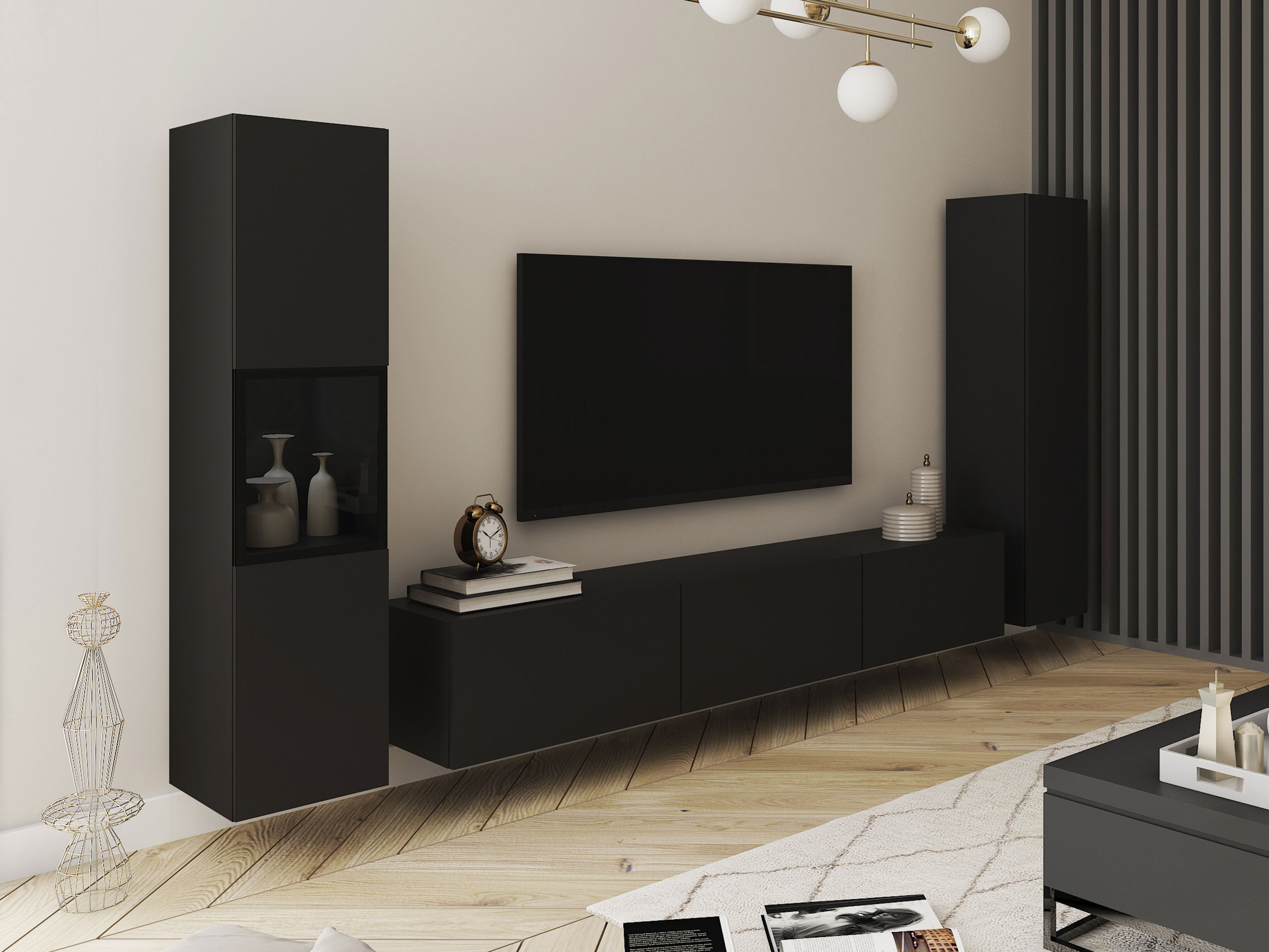 Woonkamerset Sarasota 193 (Grafiet)