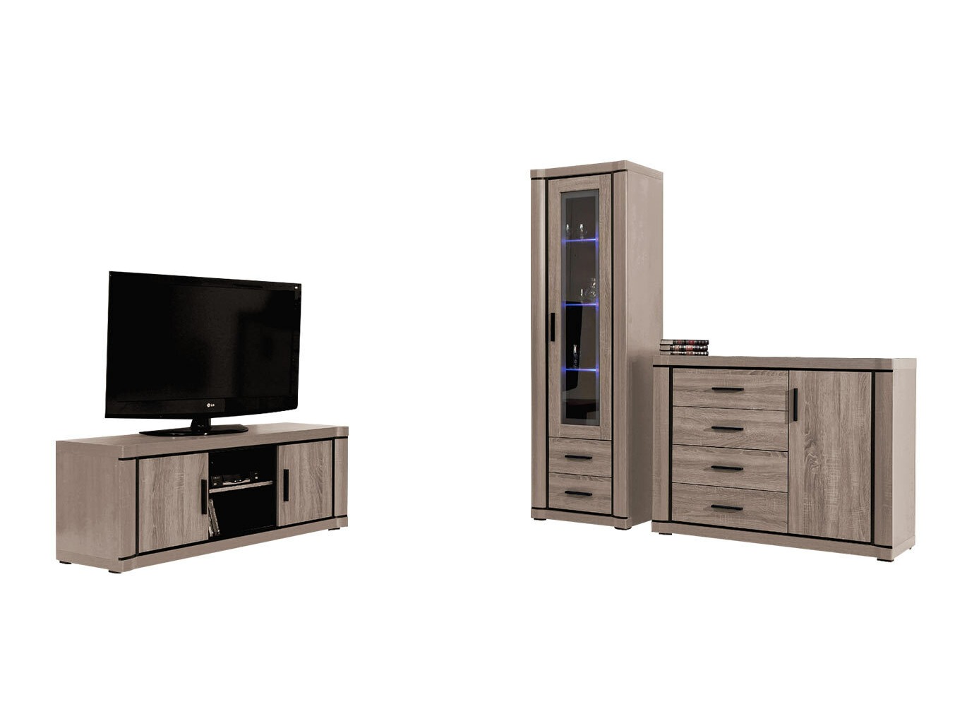 Woonkamerset Lorelie 122 (Truffel eiken)