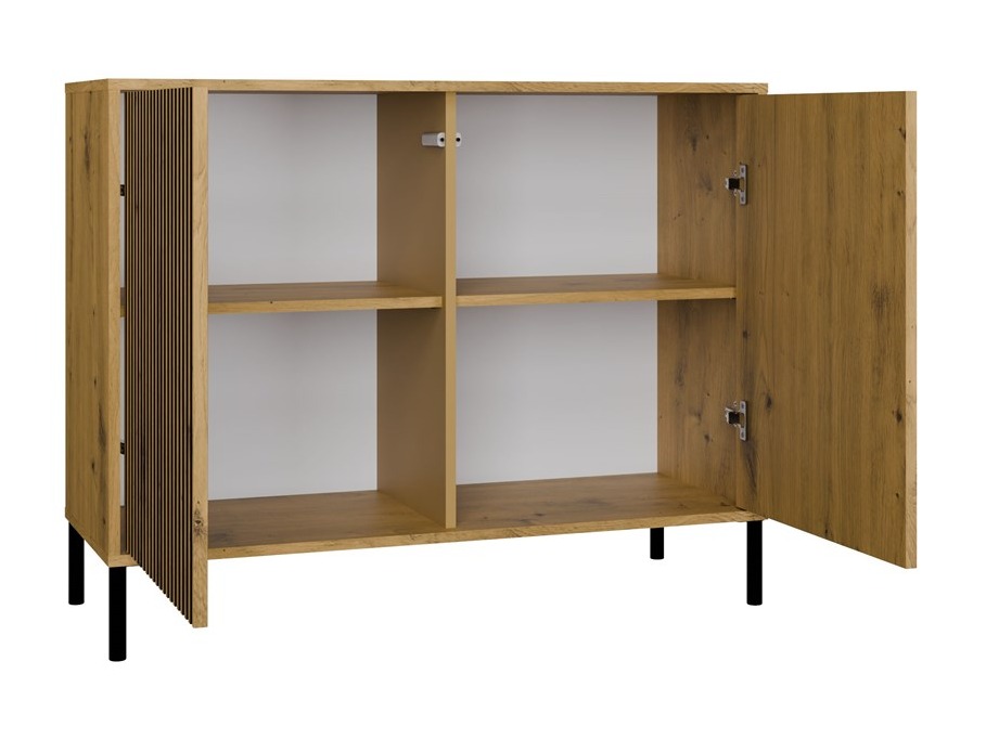 Dressoir Orlsone 109 (Artisan eiken + Zwart)