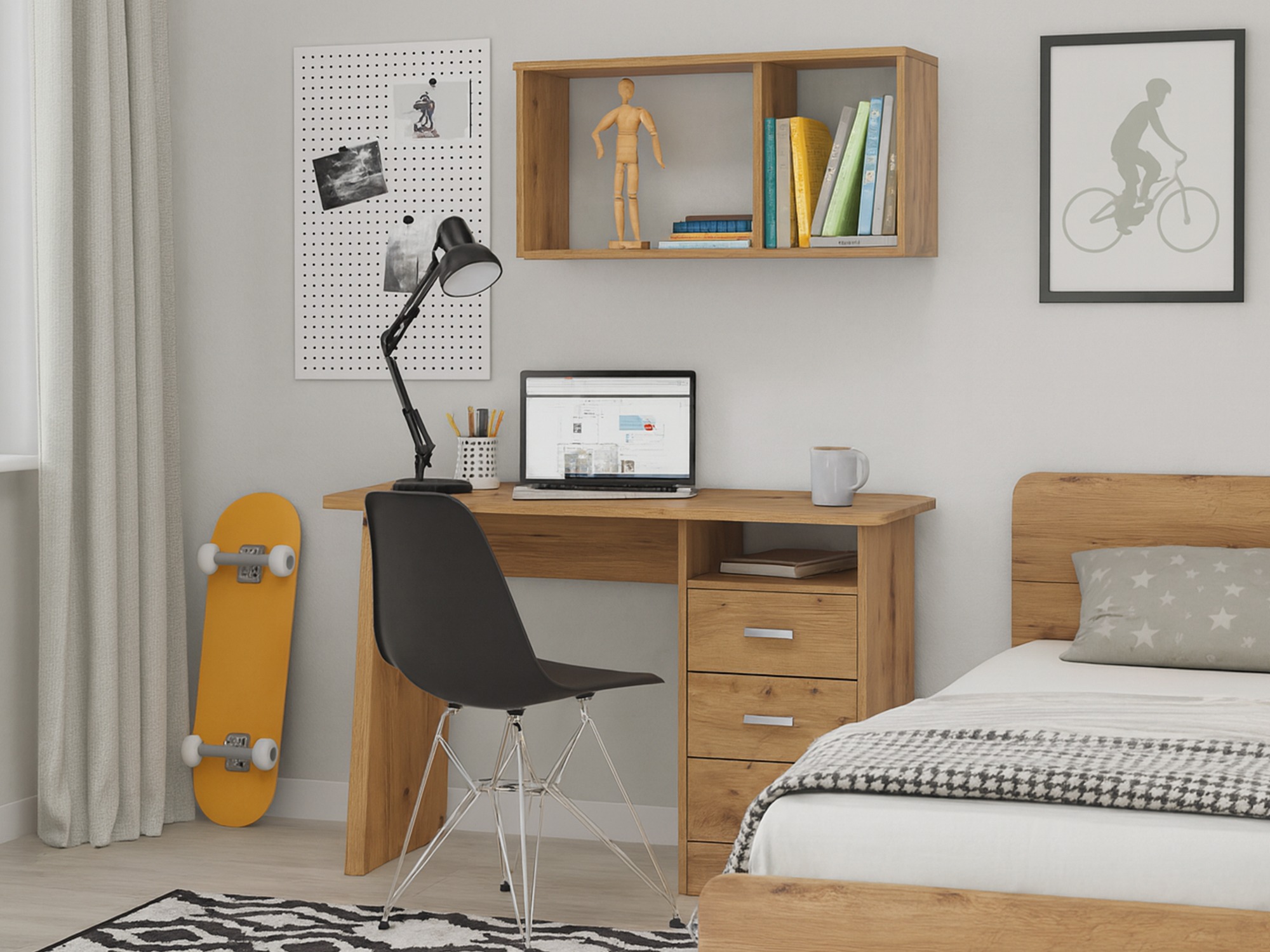 Bureau Ontario 204 (Artisan eiken)