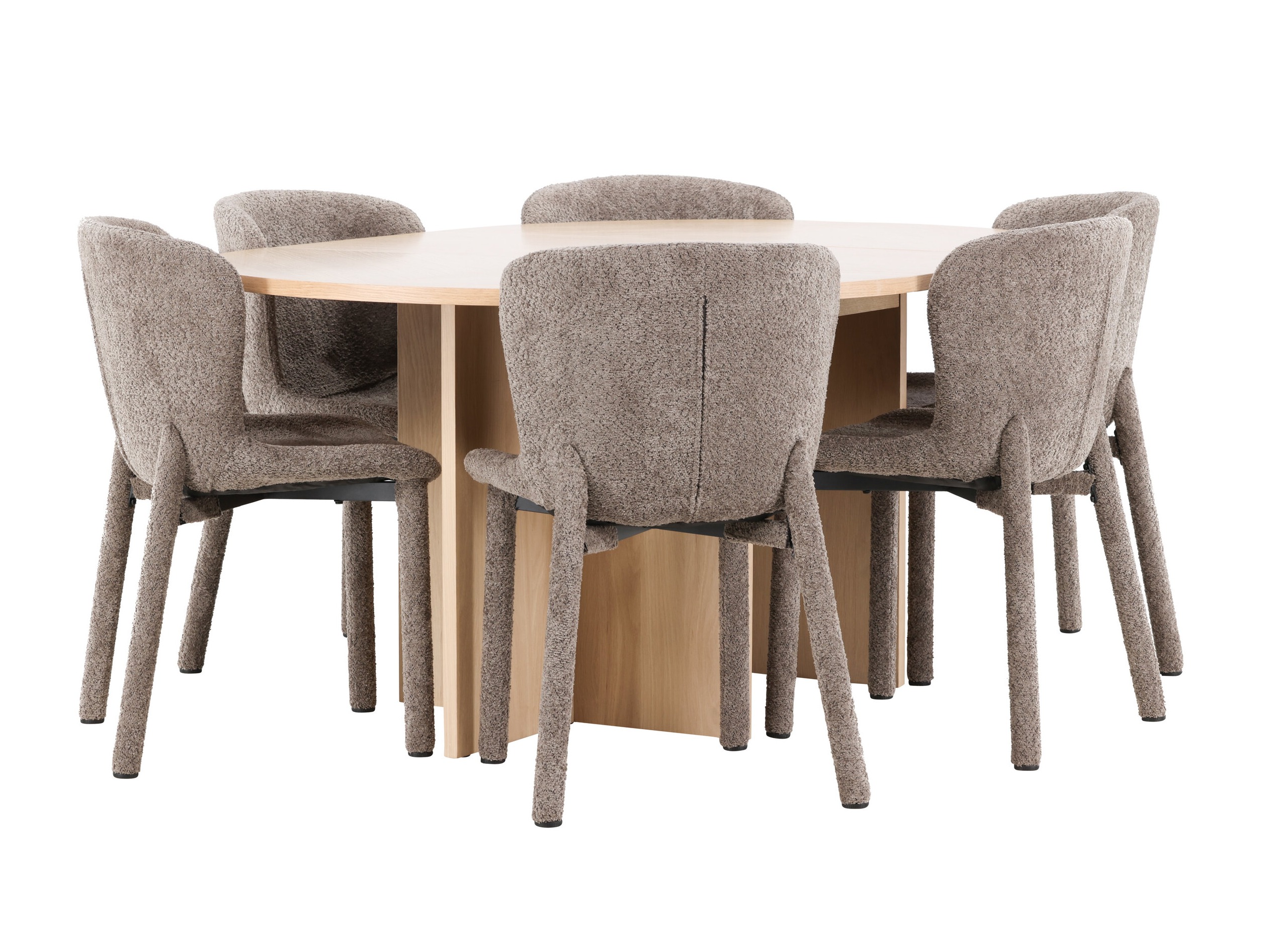 Eetkamerset Dallas 4989 (Eiken)