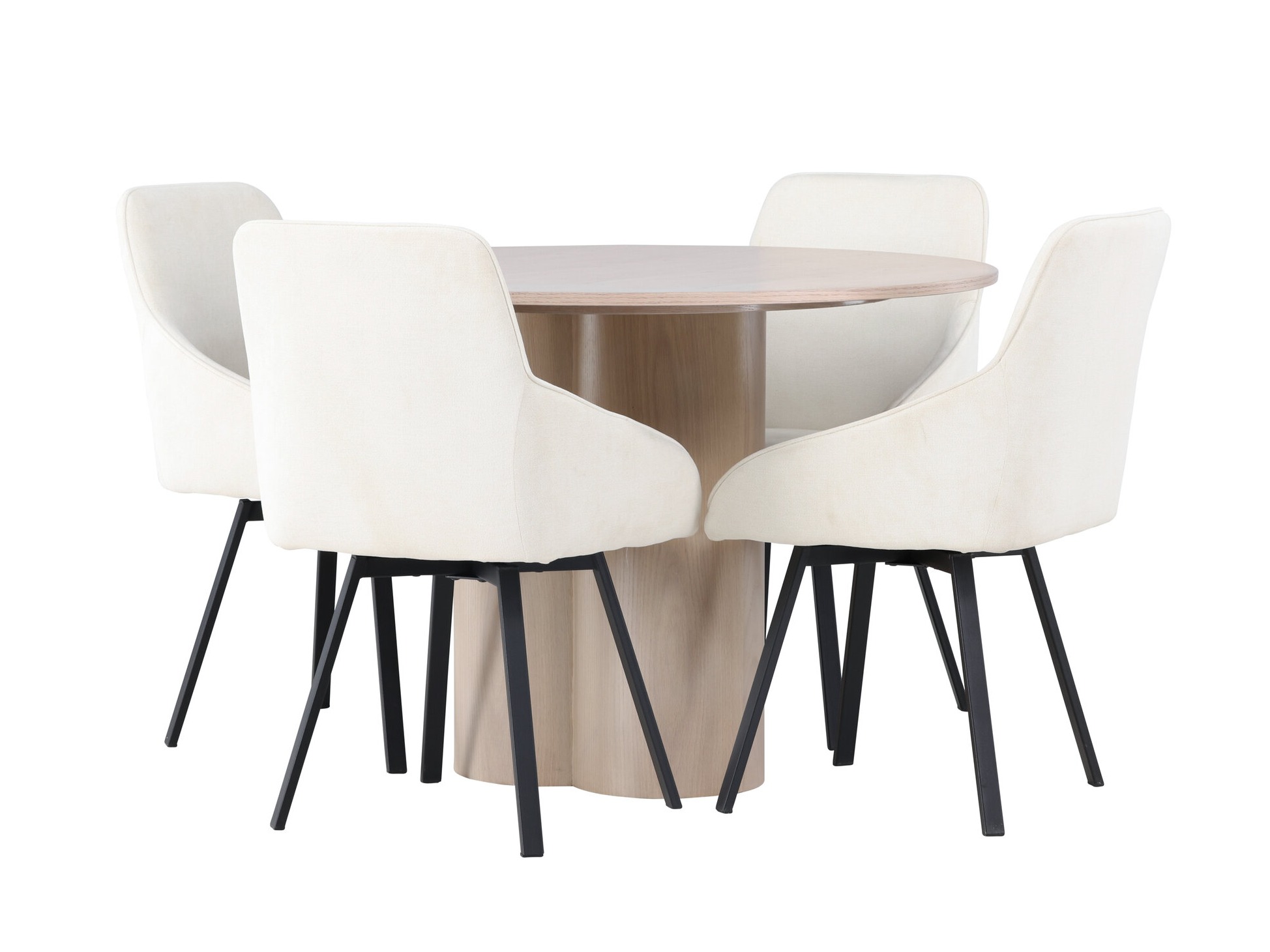 Eetkamerset Dallas 5008 (Licht hout)